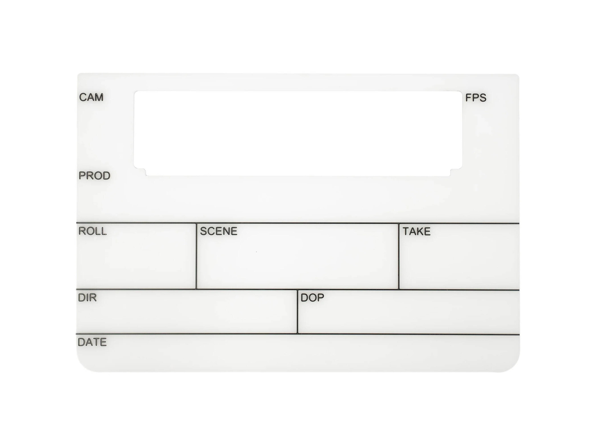Filmsticks Timecode Acrylic Board (Medium, USA)