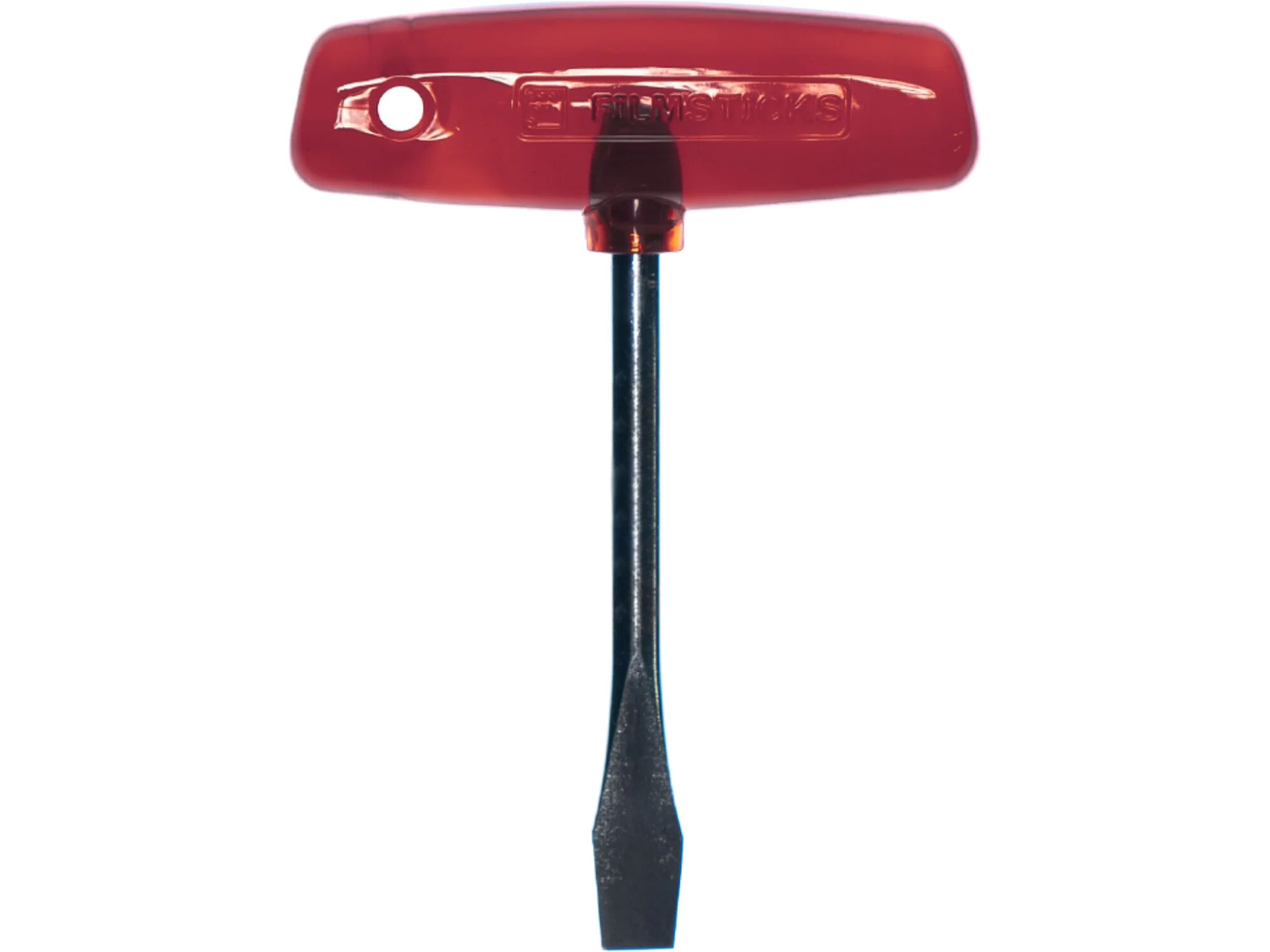 Filmsticks T-Handle Slotted Screwdriver (Red, Extended Shaft)