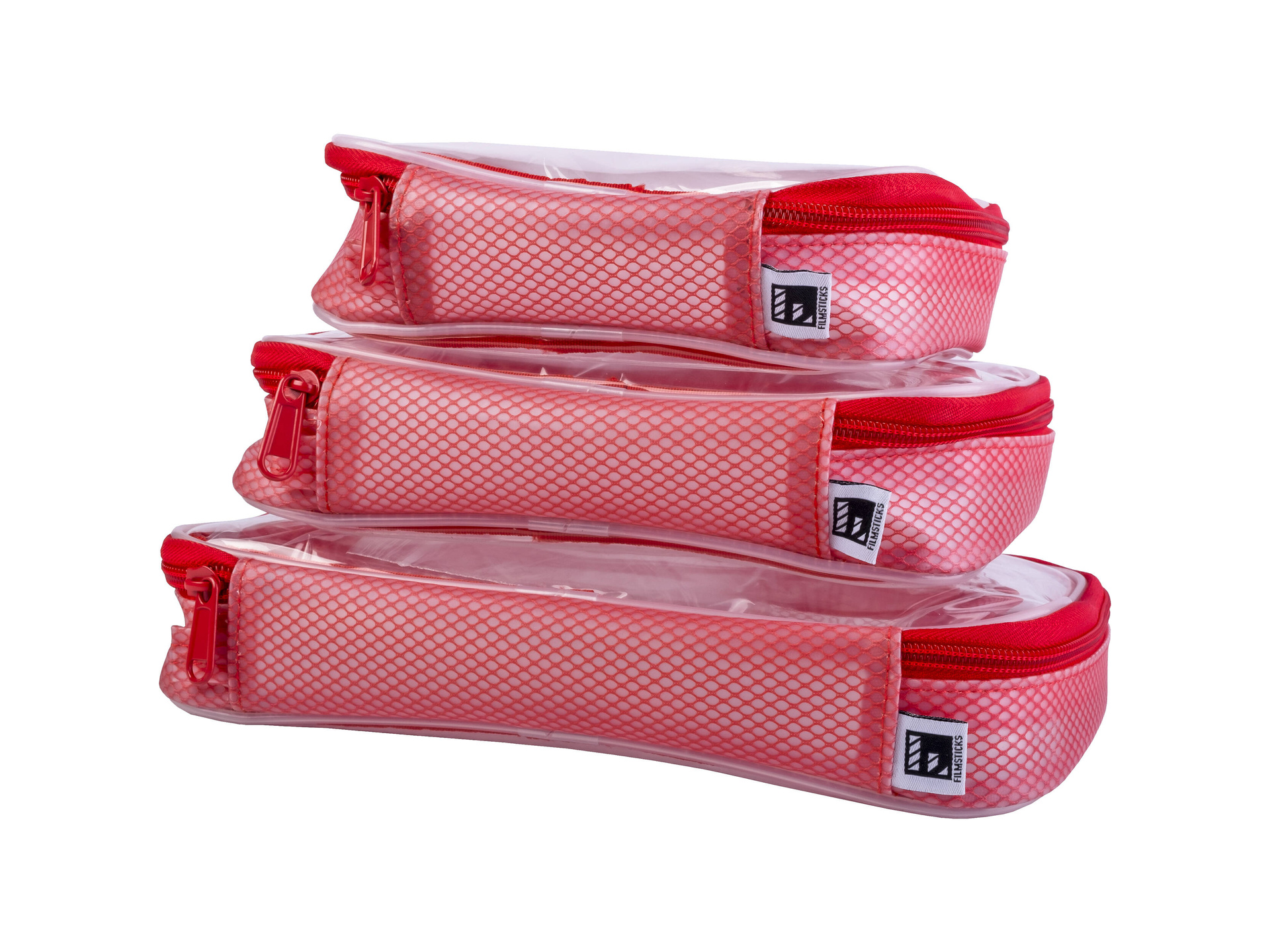 Filmsticks Set of Thermoplastic Polyurethane Transparent Cases (Red)