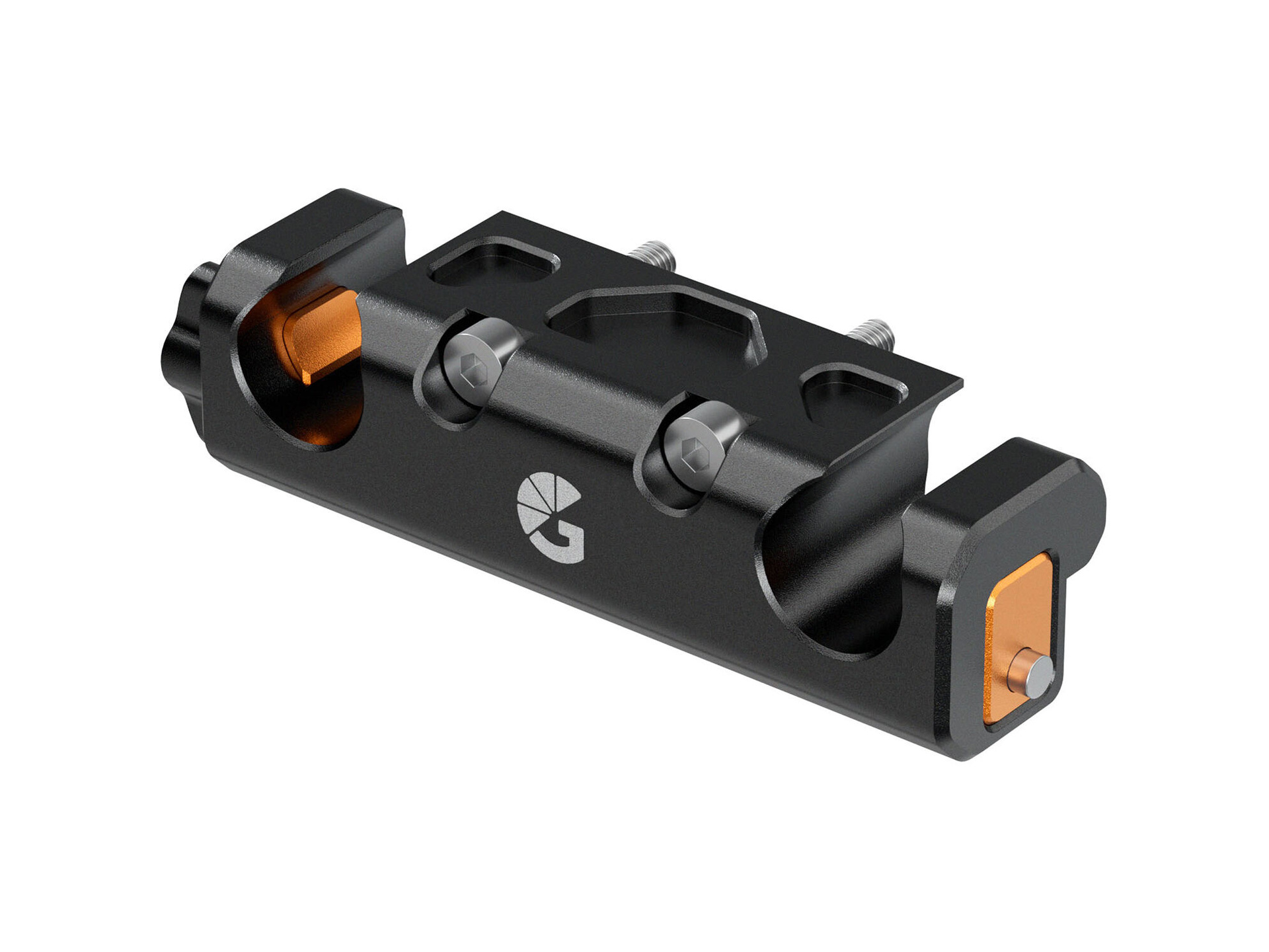 Bright Tangerine KASBAH Rear 15mm LWS Dual-Rod Mount