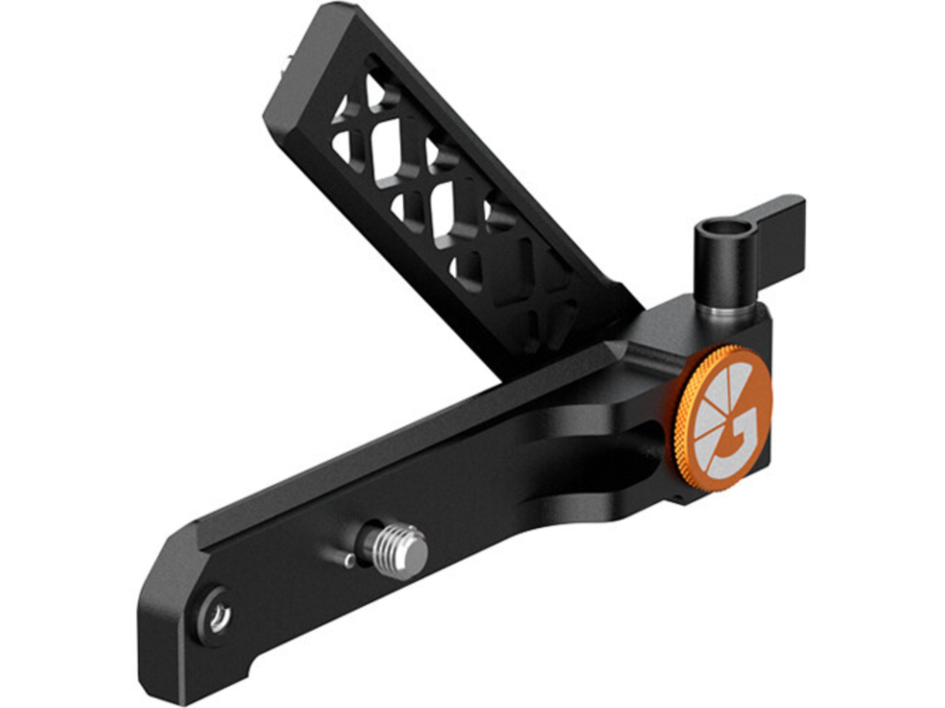 Bright Tangerine Folding NATO Rail with Sony 8T Mount for Sony FX6