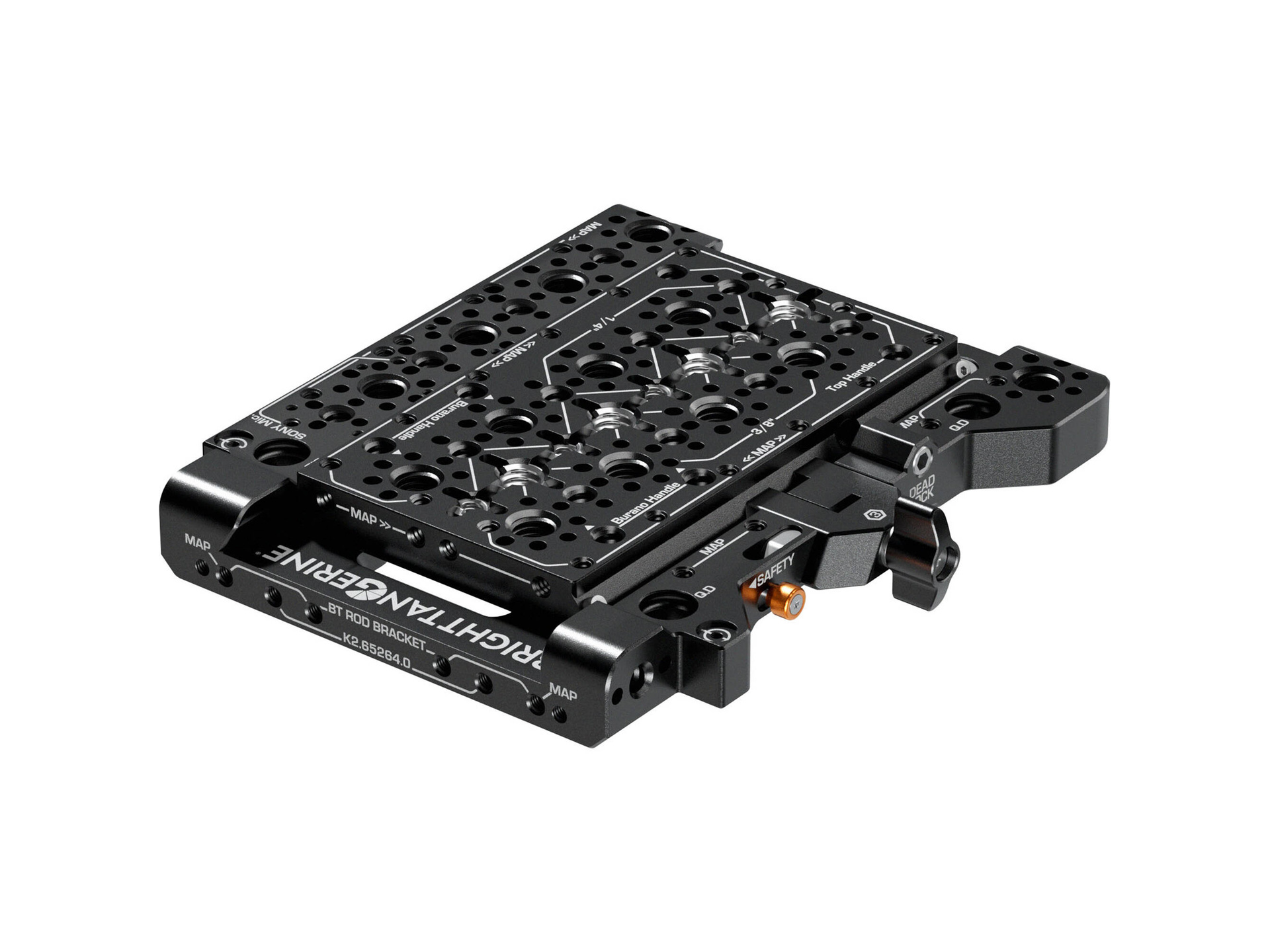 Bright Tangerine Sliding Top Plate for Sony BURANO