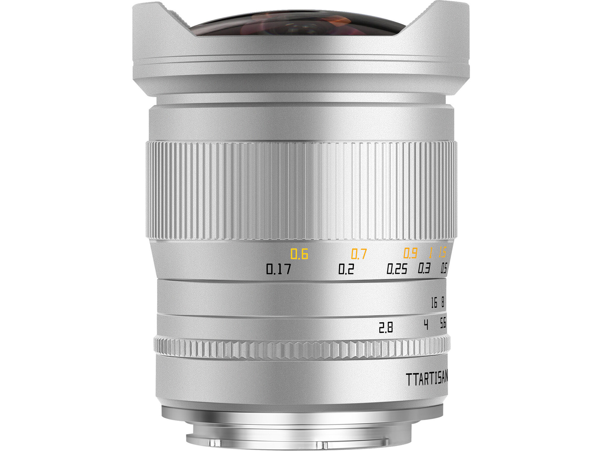 TTArtisan 11mm f/2.8 Fish Eye Lens (Sony E, Silver)
