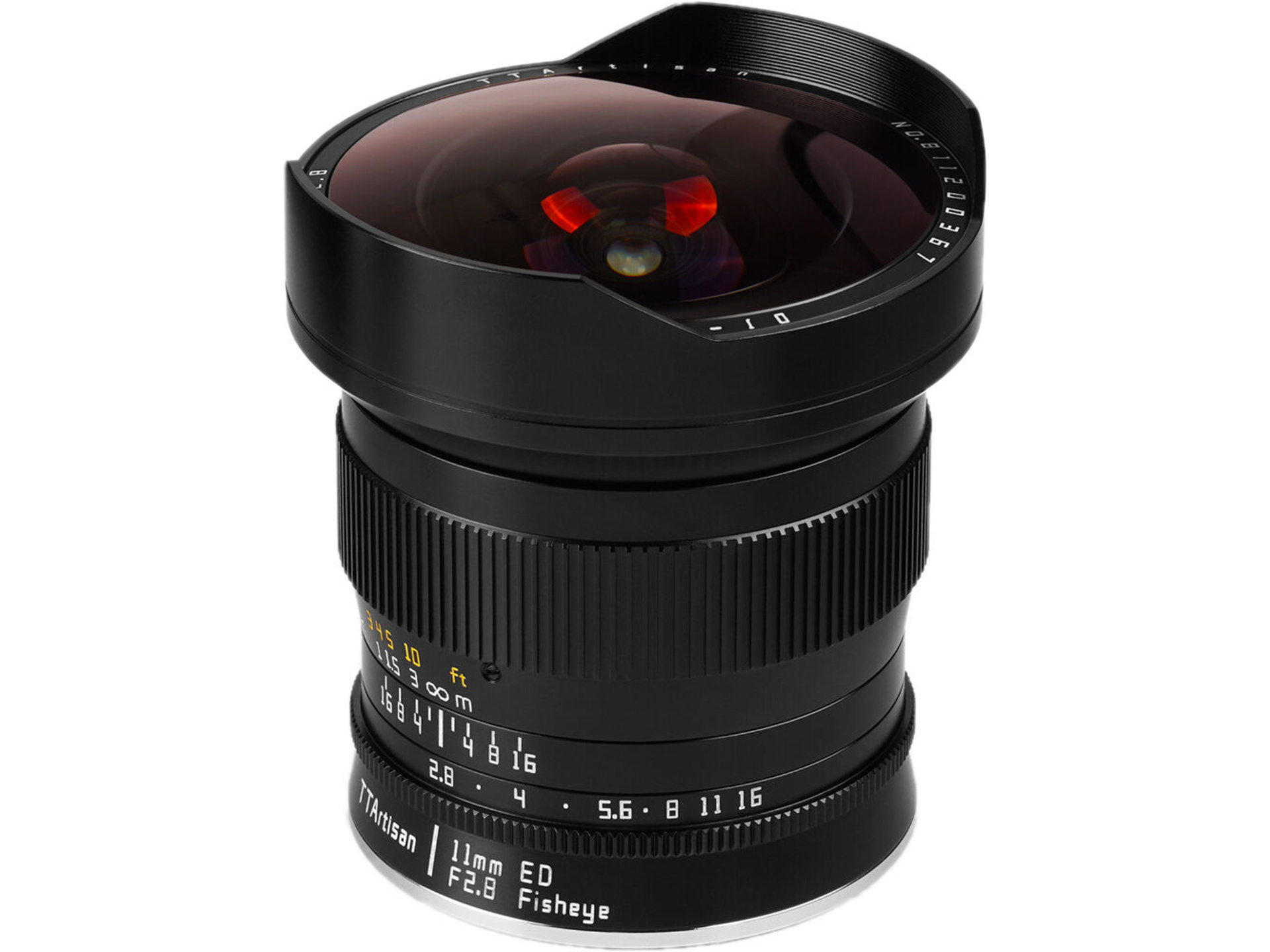 TTArtisan 11mm f/2.8 Fish Eye Lens (Nikon F, Black)