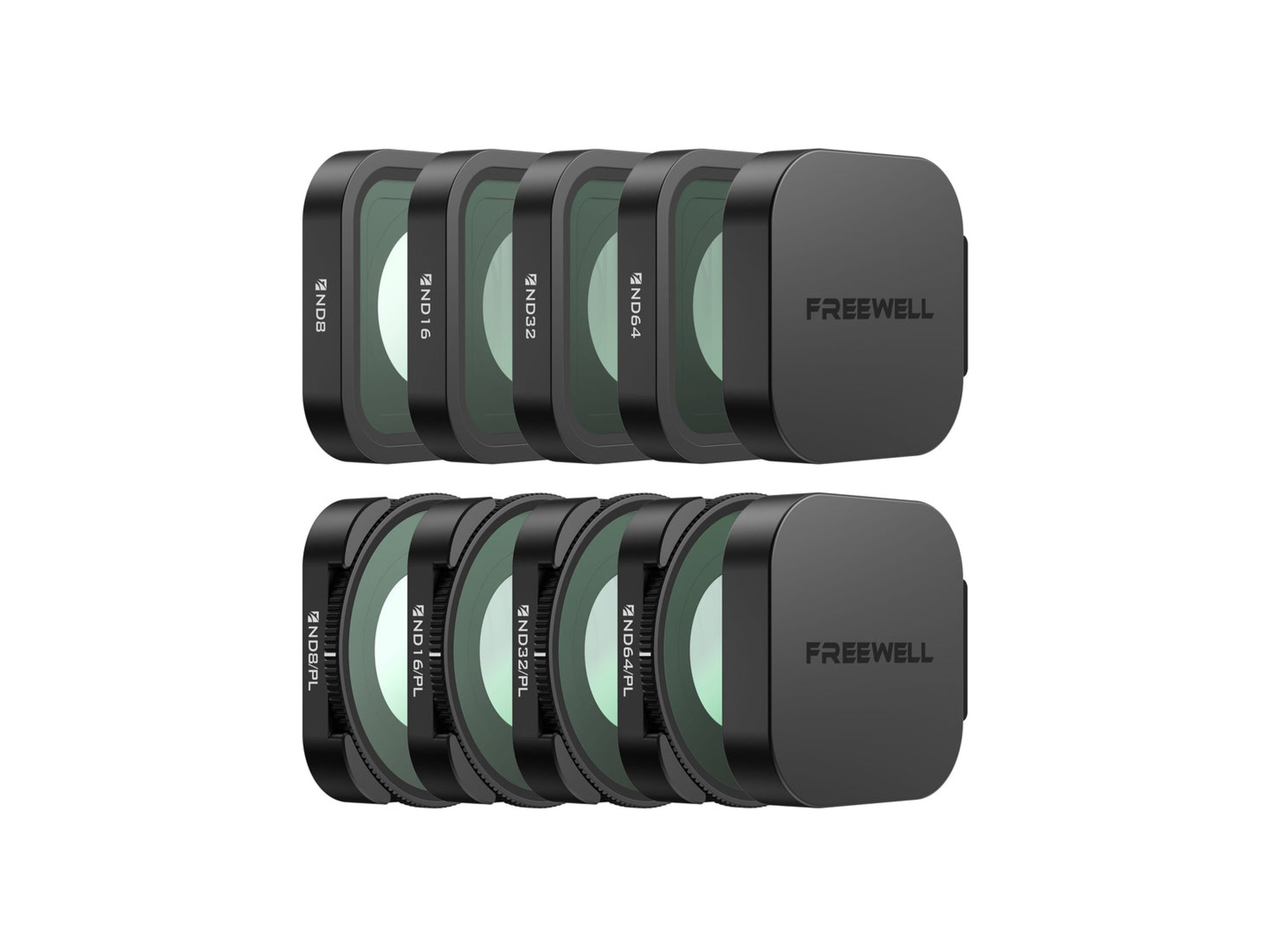 Freewell GoPro Mission 1 Pro/Mission 1 All Day Filters (8 Pack)