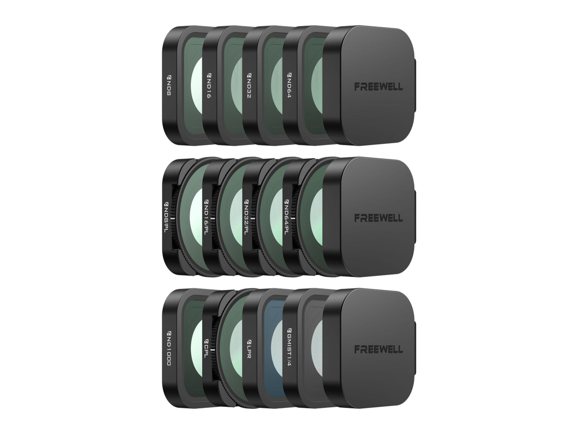 Freewell GoPro Mission 1 Pro/Mission 1 Mega Filter Kit (12 Pack)