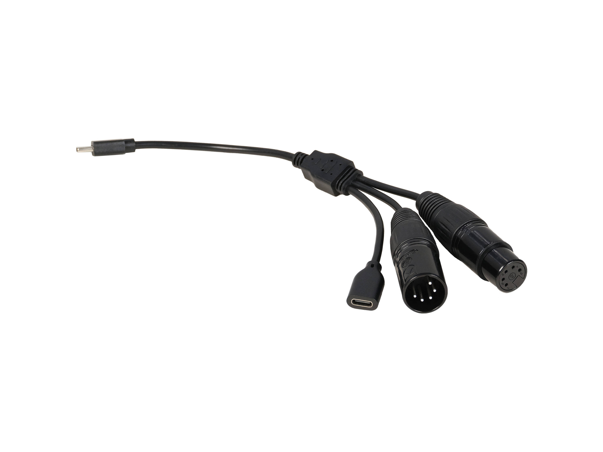 Nanlite USB-C to DMX Cable for PavoBulb, PavoTube, and PavoTube II (10")