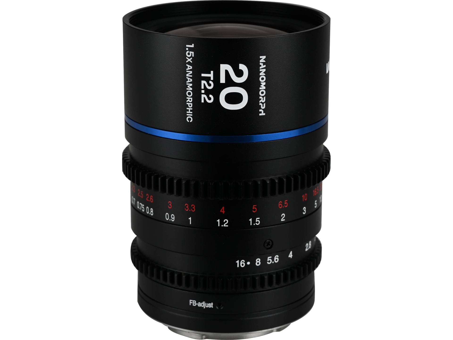 Laowa Nanomorph 20mm T2.2 1.5x MFT Anamorphic Lens (Micro Four Thirds, Blue Flare)
