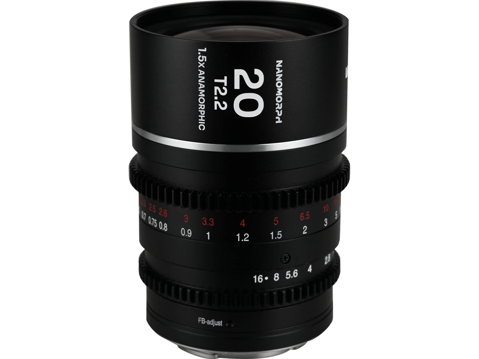 Laowa Nanomorph 20mm T2.2 1.5x MFT Anamorphic Lens (Micro Four Thirds, Silver Flare)
