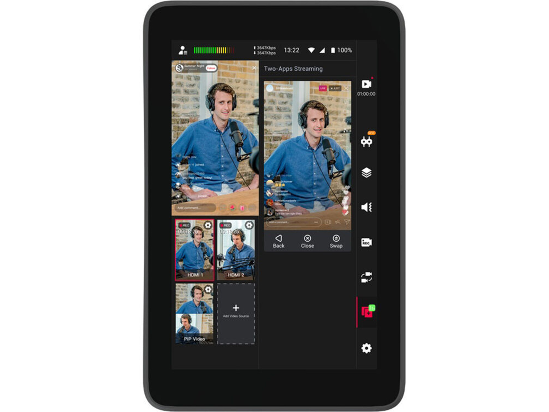 YoloLiv YoloBox Ultra All-in-One Smart Live Streaming Encoder & Monitor - Open Box