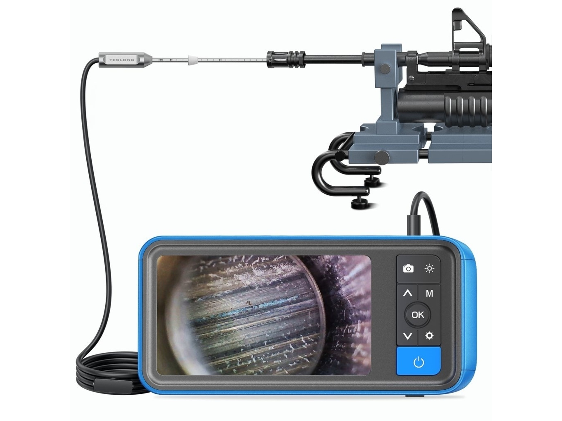 Teslong NTG450H 67cm Rigid Borescope with 4.5" IPS HD Monitor - Open Box