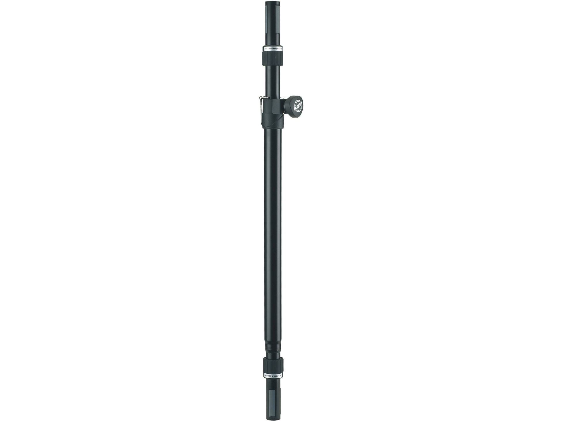K&M 21366 Adjustable Subwoofer to Satellite Speaker Pole Rod (Black) - Open Box