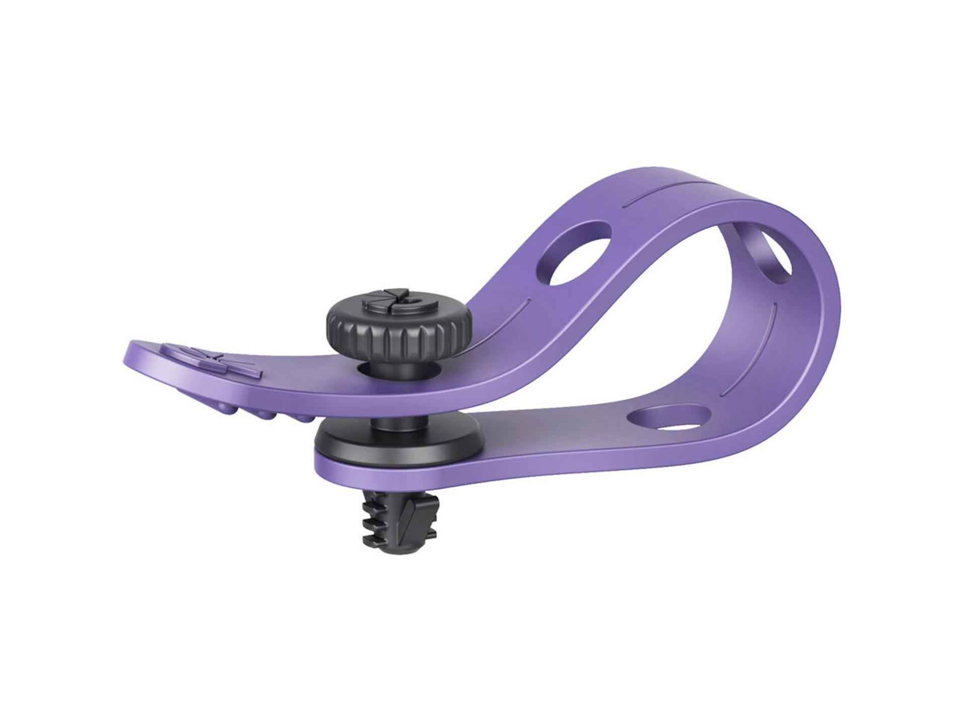 Bright Tangerine Loom Cable Tidy (Purple, 1/4"-20, 4-Pack)