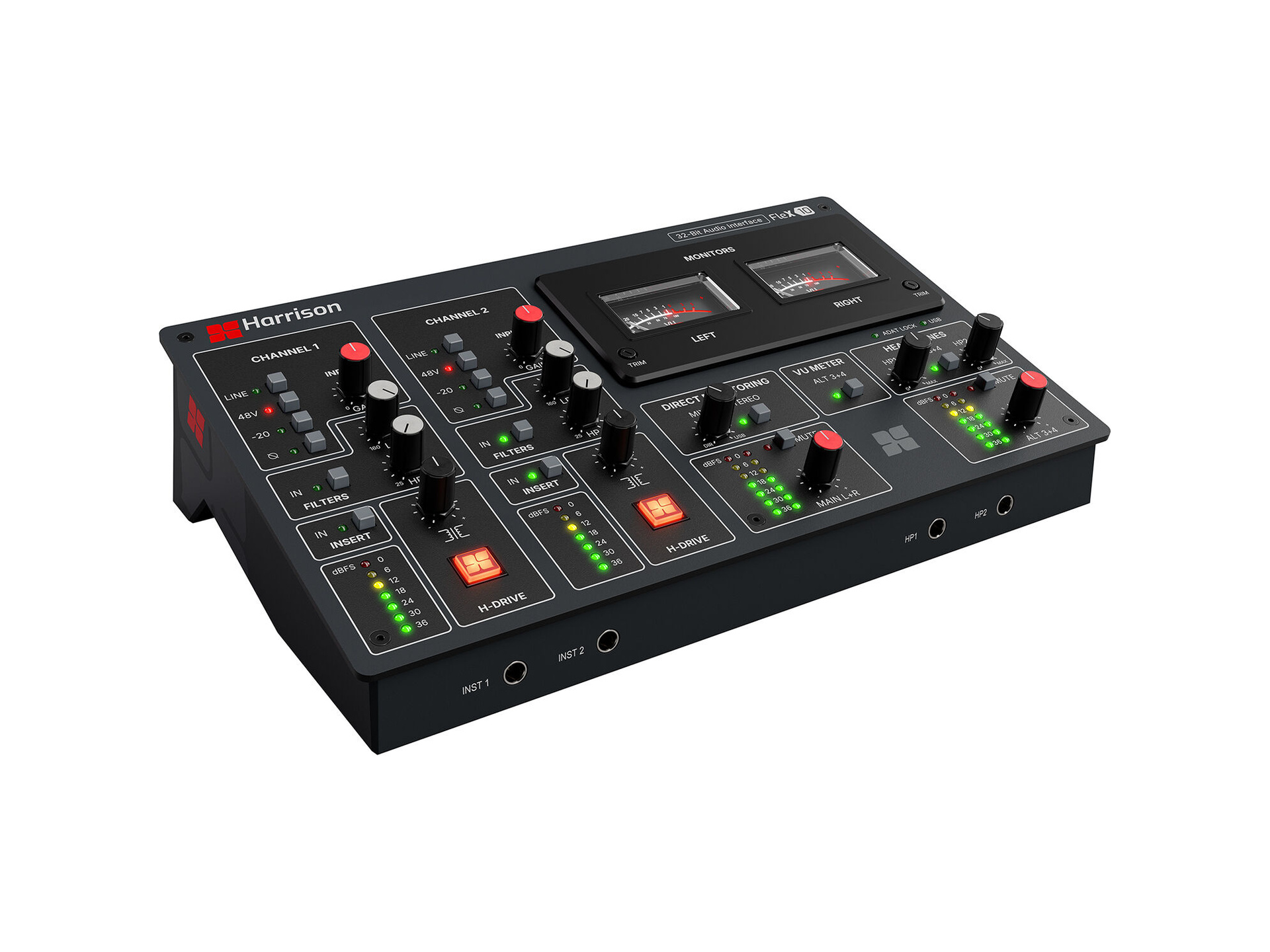 Harrison Audio Flex-10 10-In / 12-Out USB-C Audio Interface