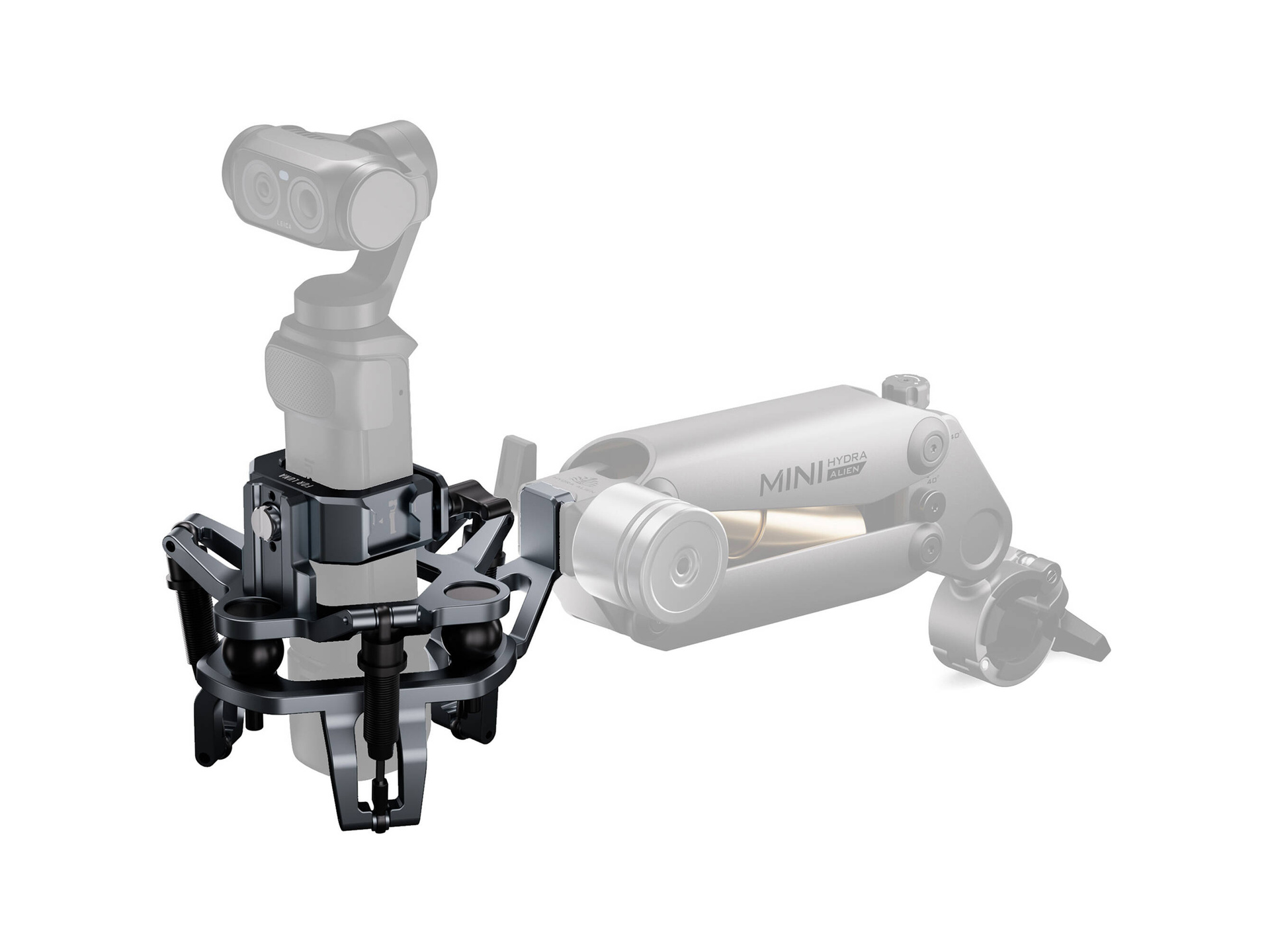 Tilta Shock-Absorbing Head for Hydra Alien Mini & Insta360 Luna Ultra (Titanium Gray)