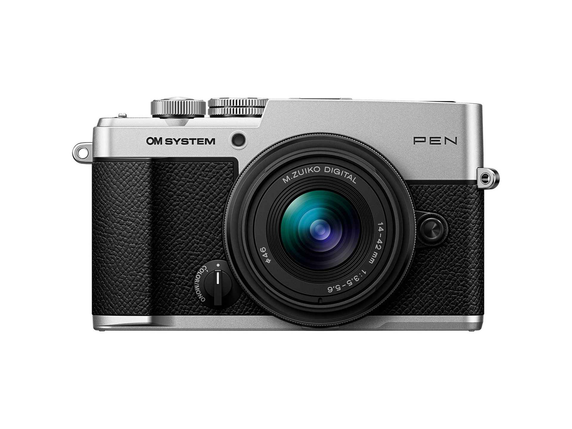 OM SYSTEM PEN Mirrorless Camera with 14-42mm III Lens (Silver)