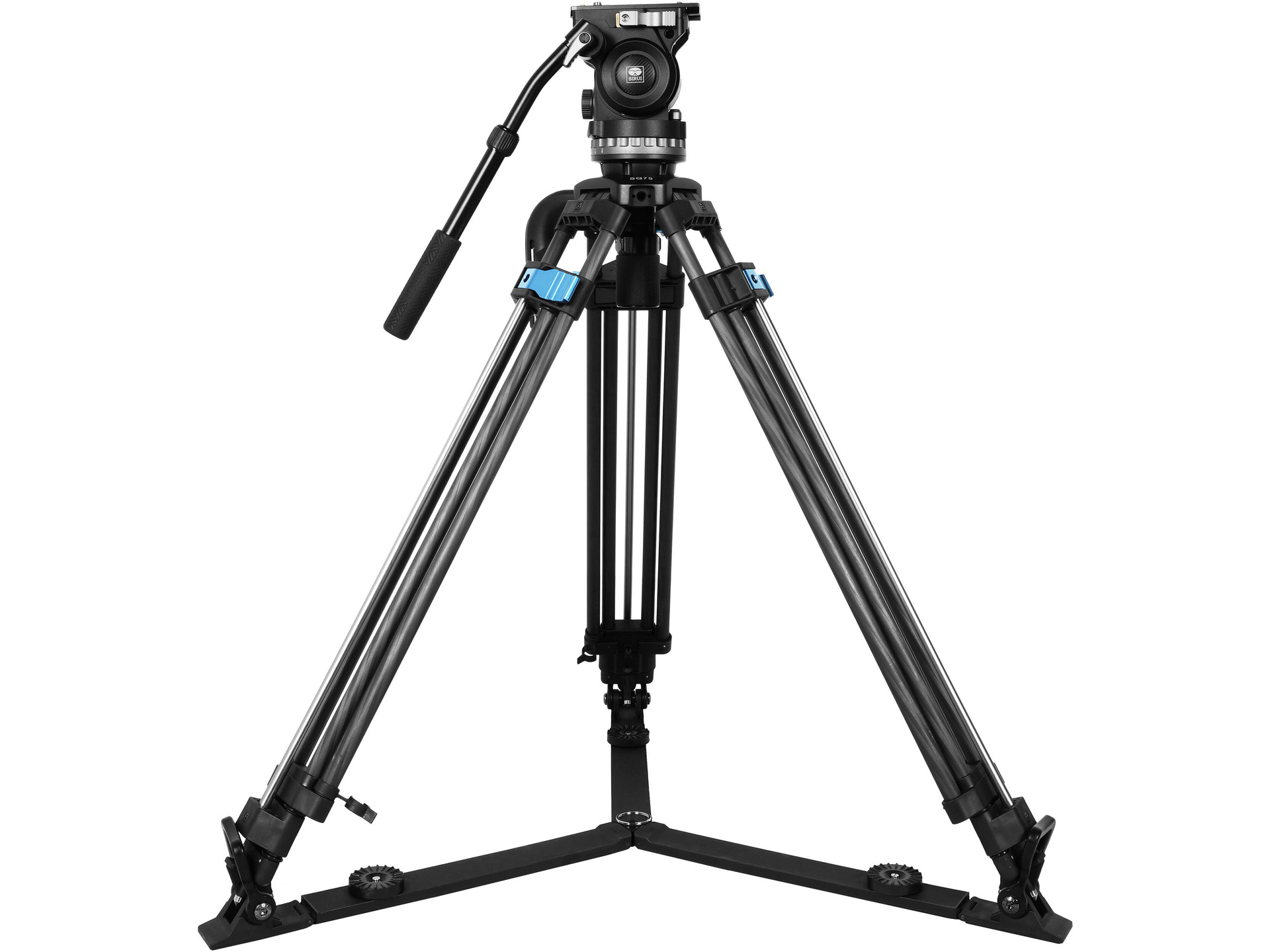 Sirui SQ75 Heavy-Duty Carbon Fiber Rapid-System Tripod with VHS10 Head