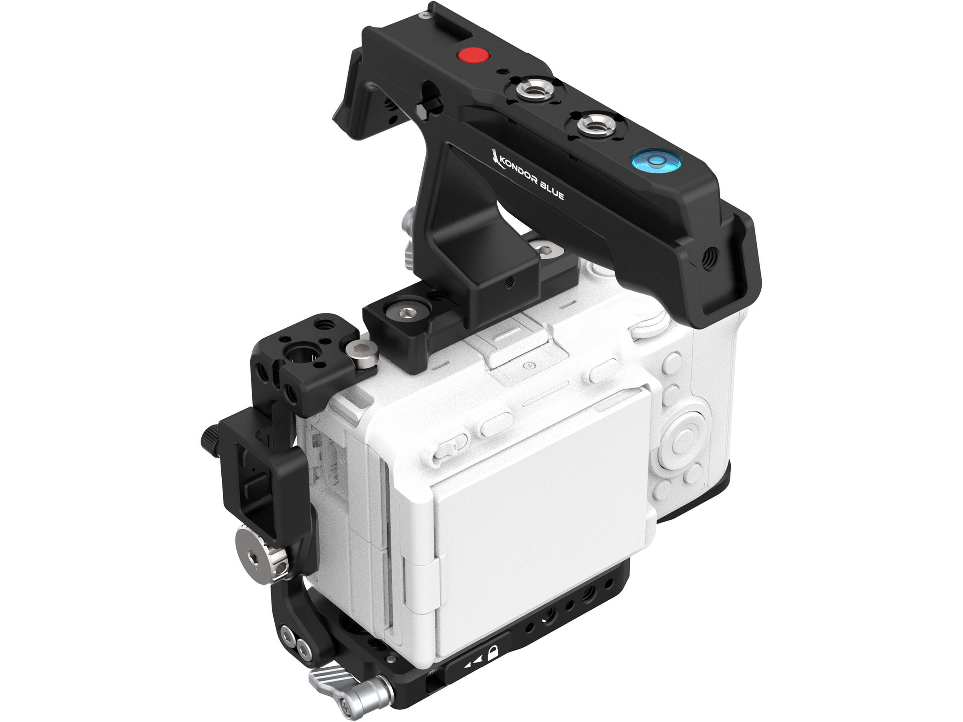 Kondor Blue Hybrid Cage with Top Handle for Sony FX3 and FX30 (Raven Black)