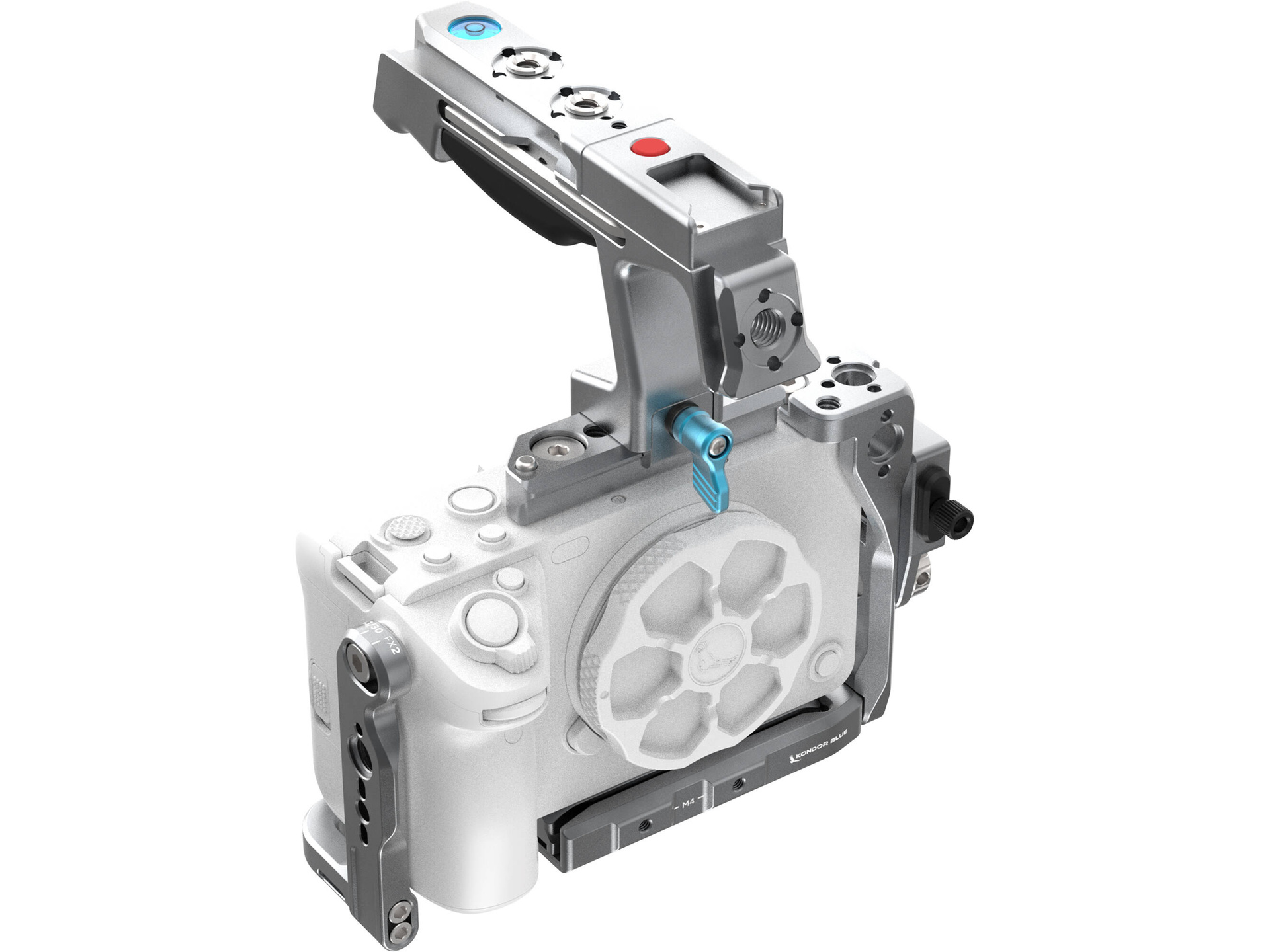 Kondor Blue Hybrid Cage with Top Handle for Sony FX3 and FX30 (Space Gray)