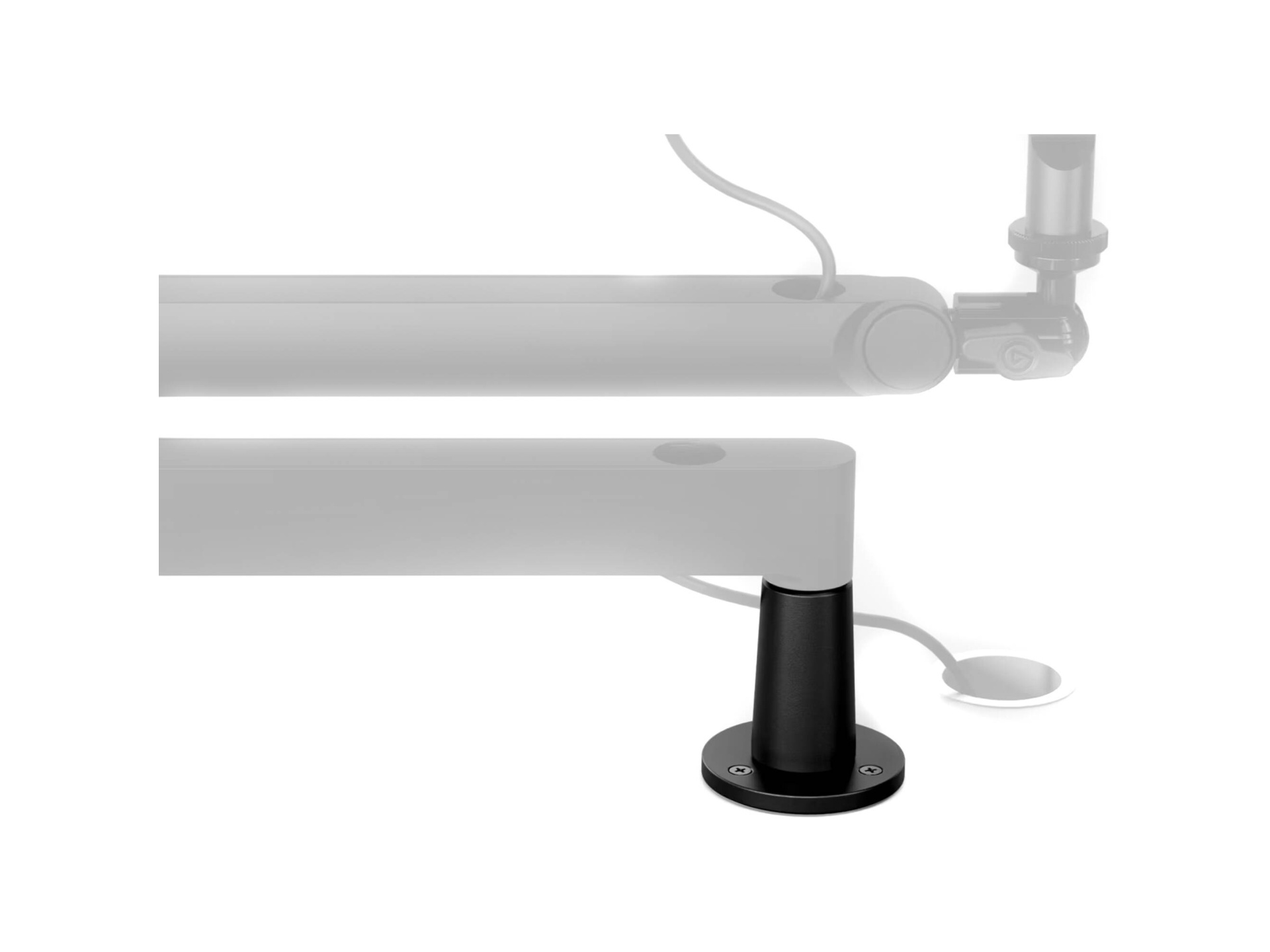 Elgato Desk Plate for Wave Mic Arm (Black)