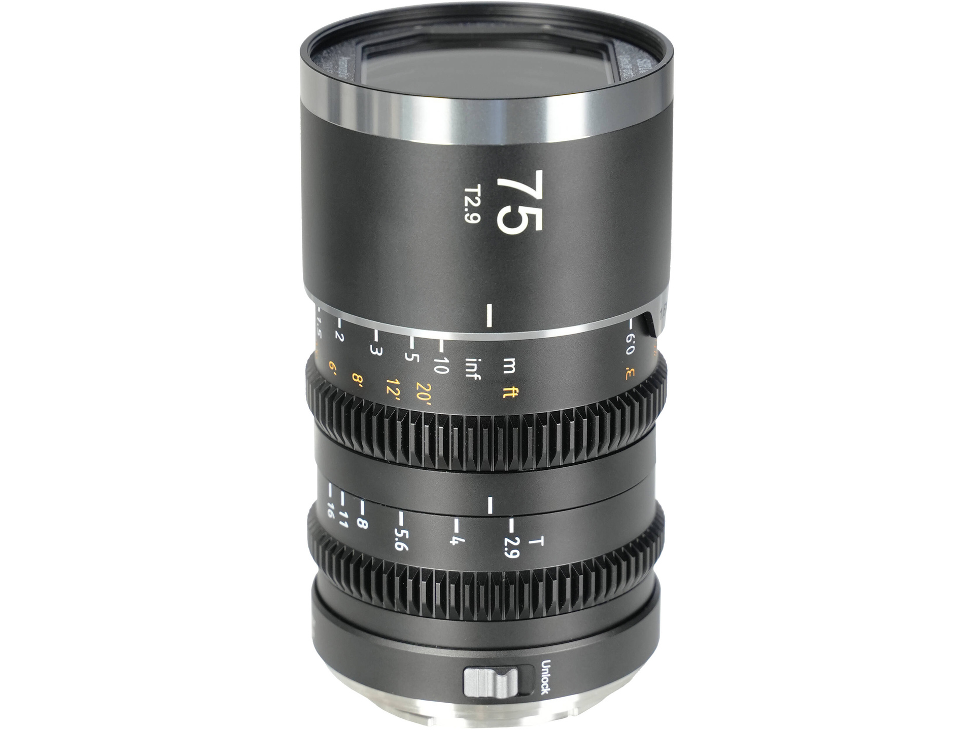 Sirui Saturn V2 Series 75mm T2.9 1.6x Full-Frame Anamorphic Cine Lens (L-Mount, Neutral Flare)