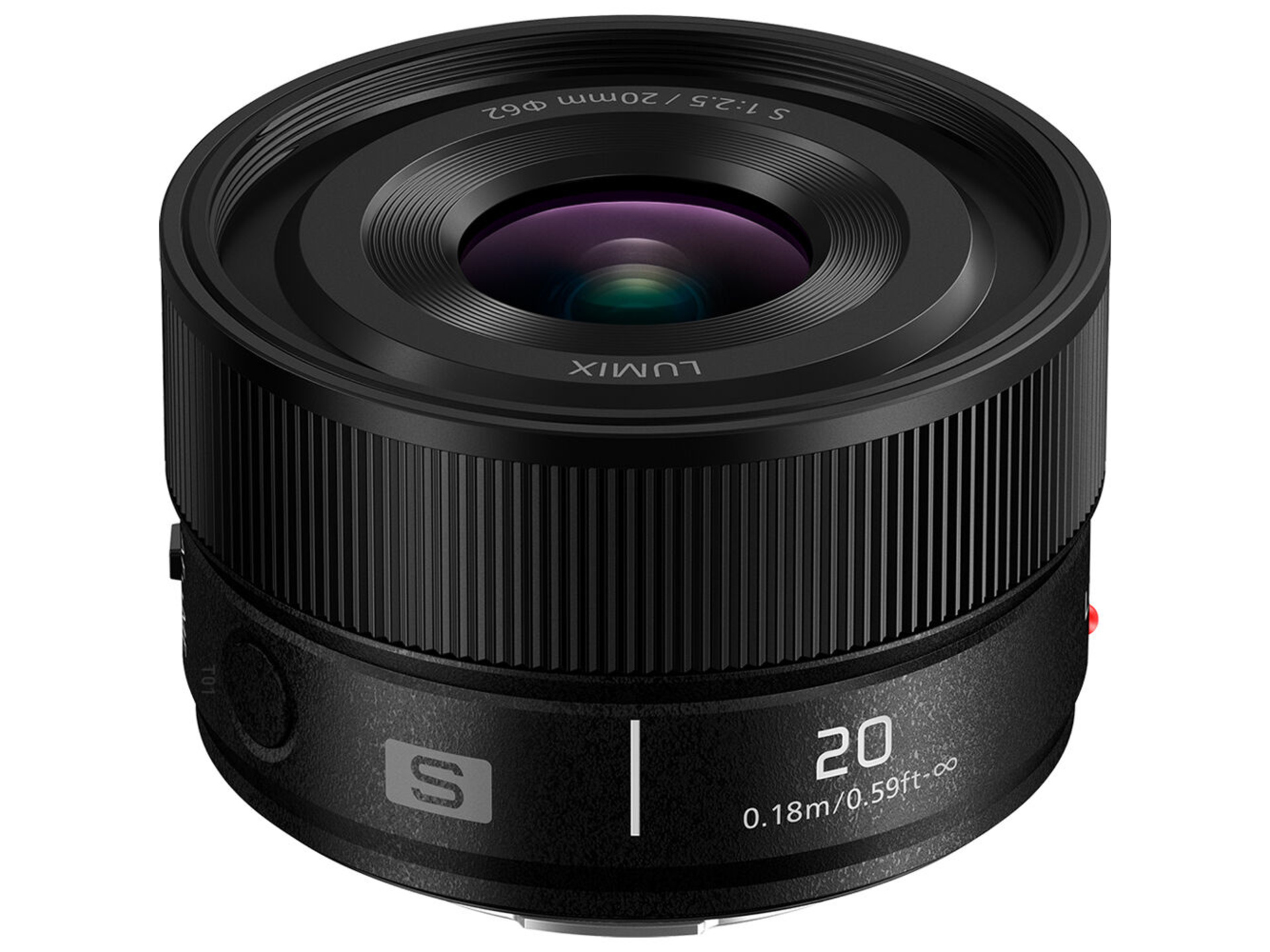 Panasonic LUMIX S 20mm f/2.5 Lens (L-Mount, Black)
