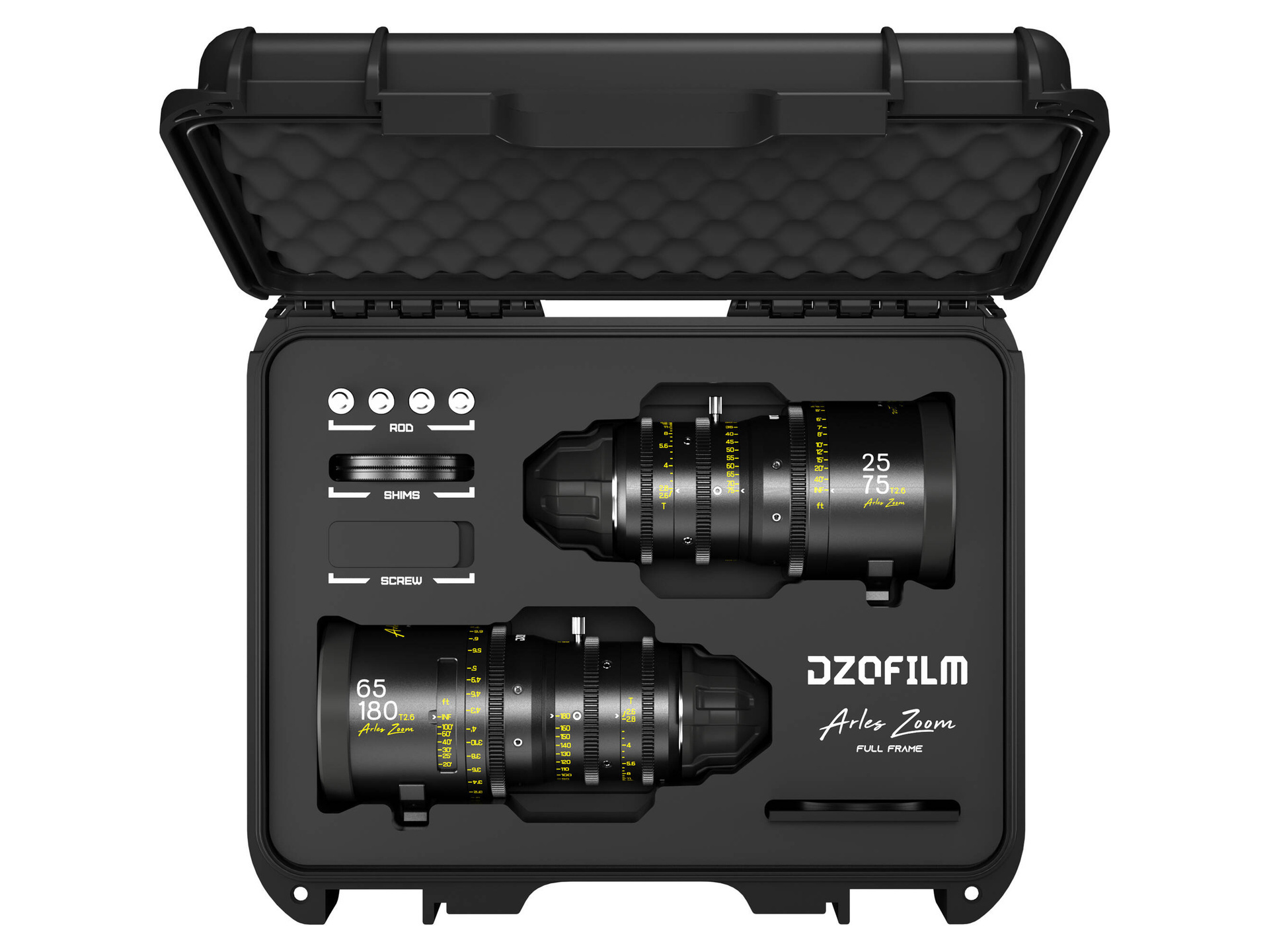 DZOFilm Arles Zoom T2.6 FF Cine 2-Lens Bundle (ARRI PL/Canon EF, Meters)