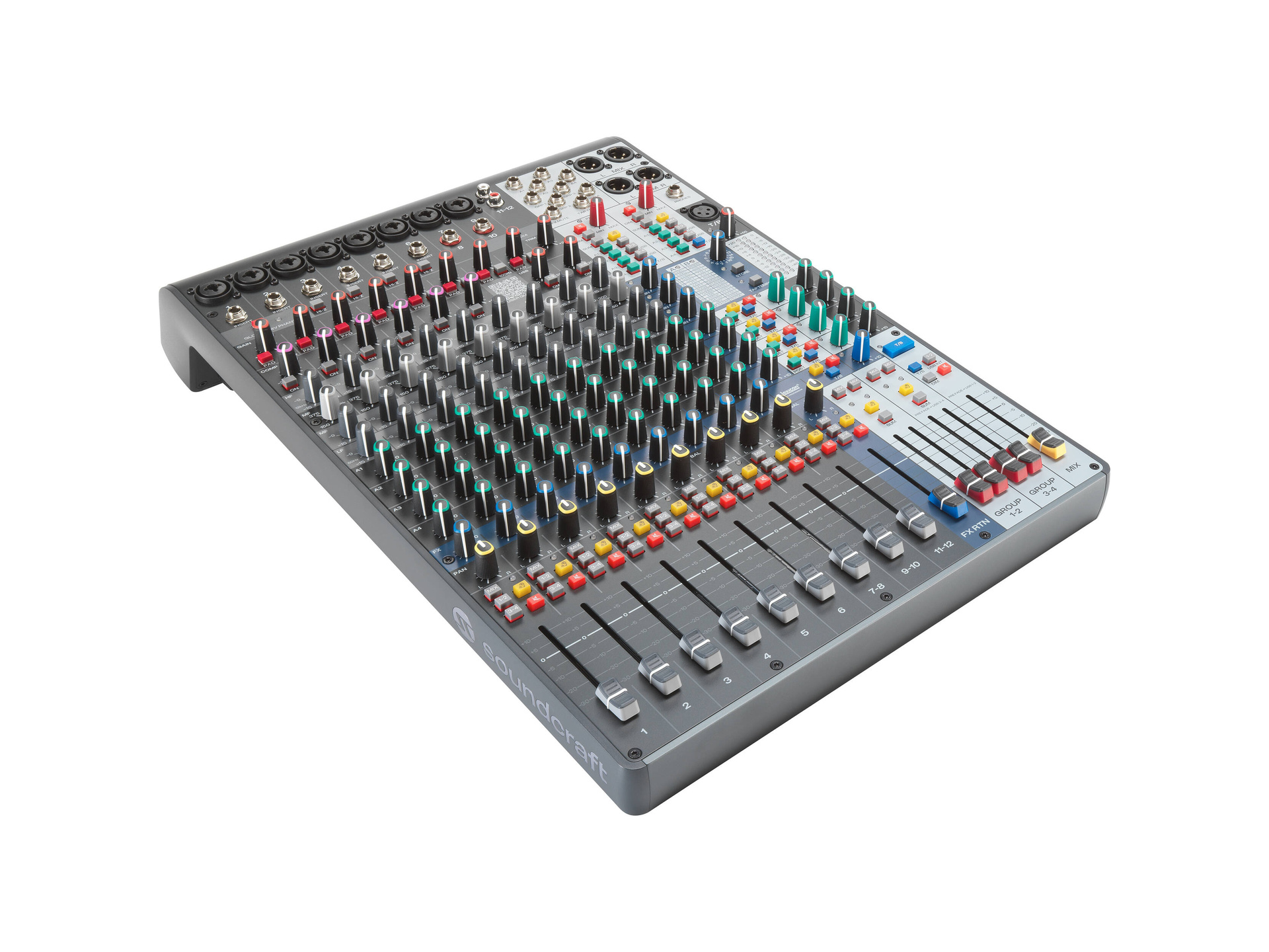 Soundcraft Signature Plus 12 12-Channel Analog Mixer with Lexicon Effects