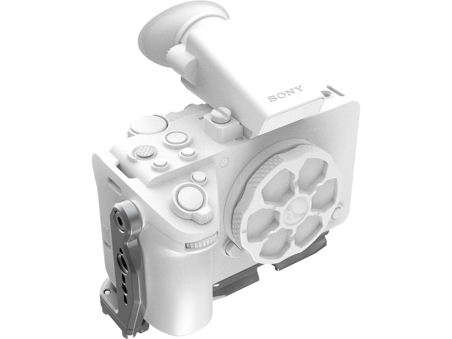 Kondor Blue Hybrid Camera Cage for Sony FX5 (Half Cage, Space Gray)