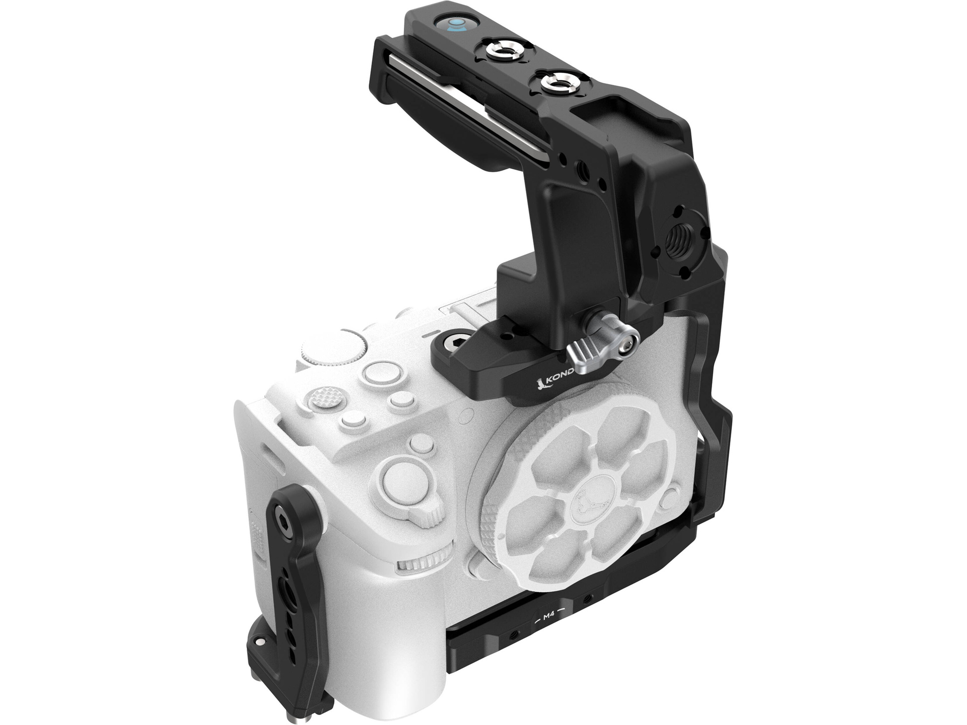 Kondor Blue Hybrid Camera Cage with Top Handle for Sony FX5 (Raven Black)
