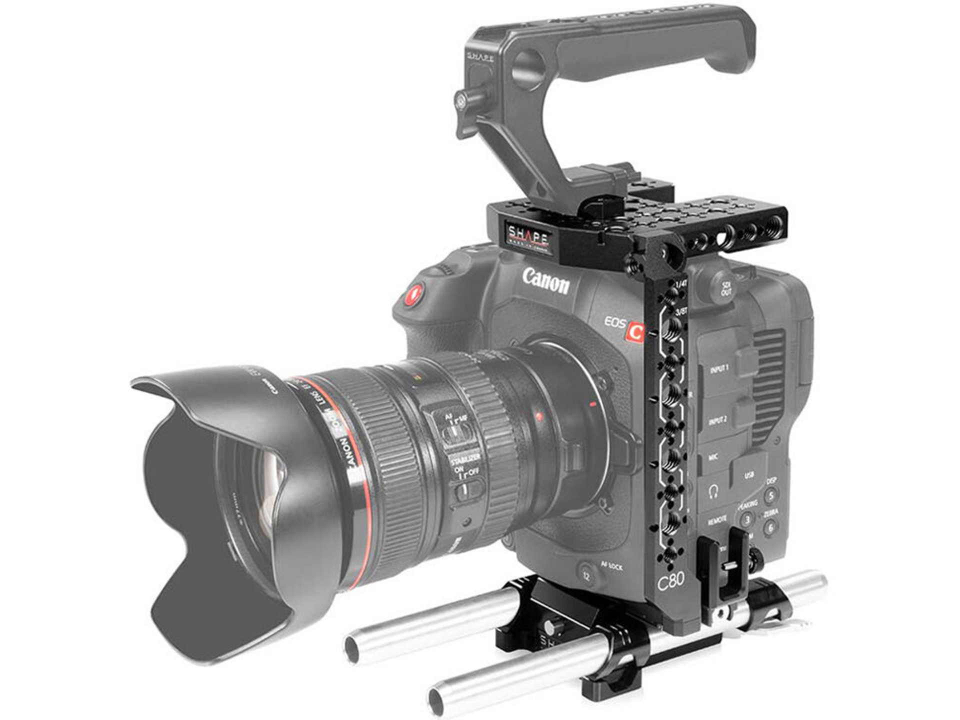 SHAPE Cage with 15mm LWS Base for Canon EOS C80