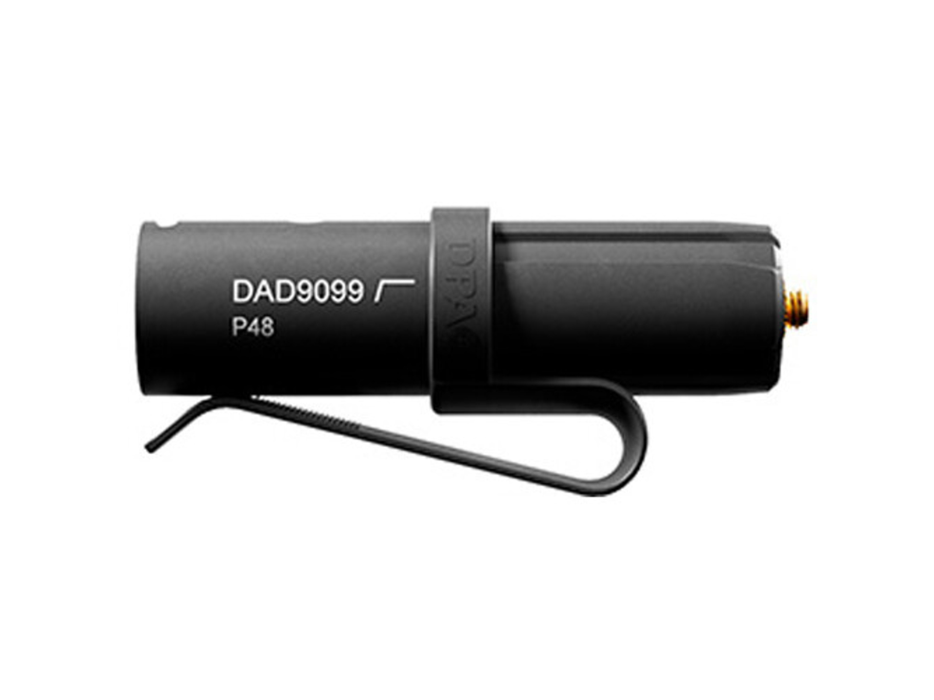 DPA Microphones DAD9099 MicroLock to 3-Pin XLR Adapter with Low-Cut Filter and Belt Clip
