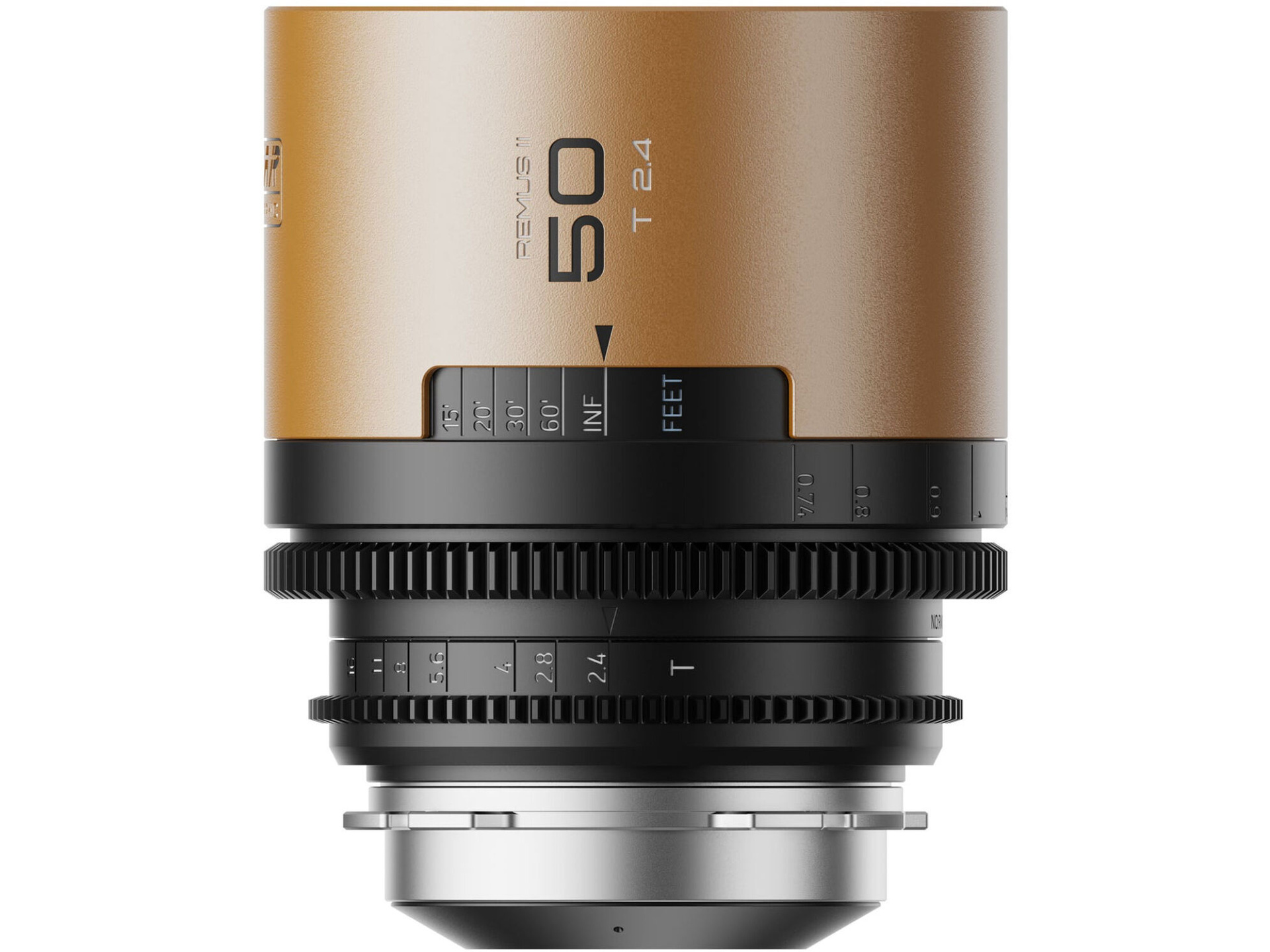 Blazar Remus II 50mm T2.4 Full Frame 1.5X Anamorphic Lens (ARRI PL, Silver Flare)