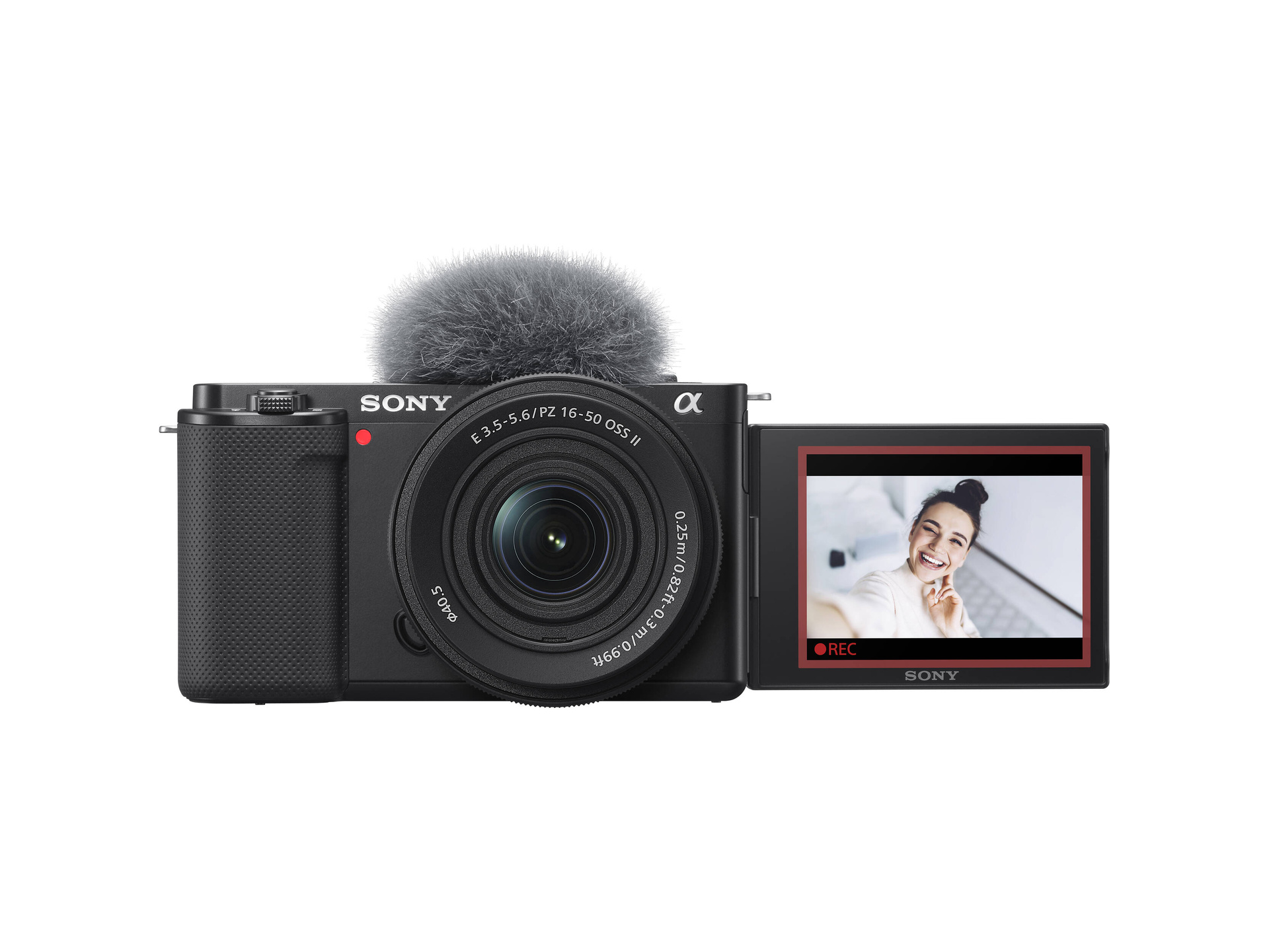 Sony ZV-E10 Mirrorless Camera with 16-50mm f/3.5-5.6 II Lens (Black)