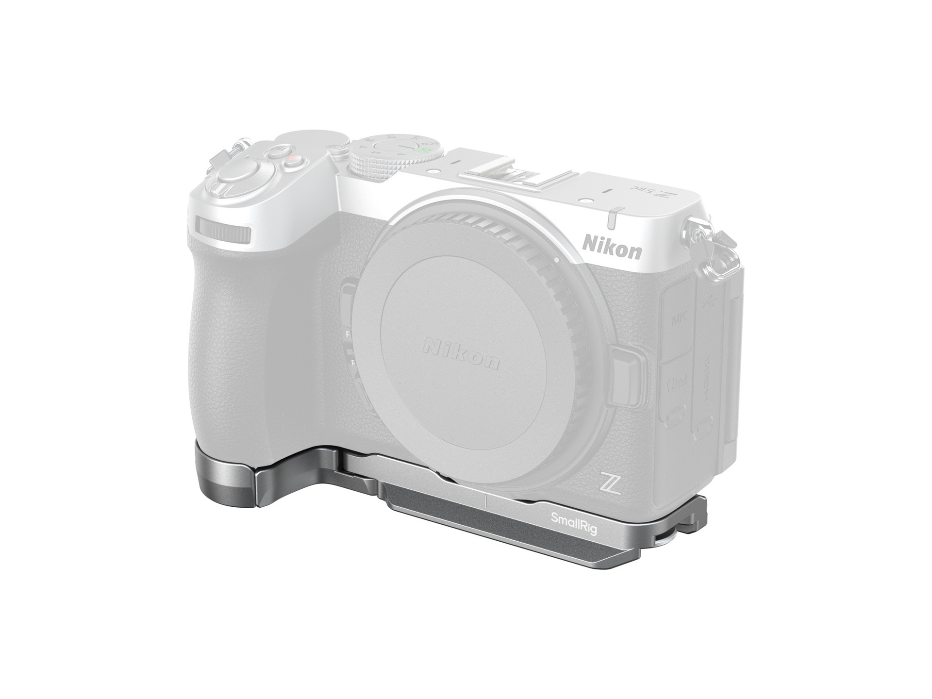 SmallRig 6696 Bottom Mount Plate for Nikon Z5IIC (Silver)
