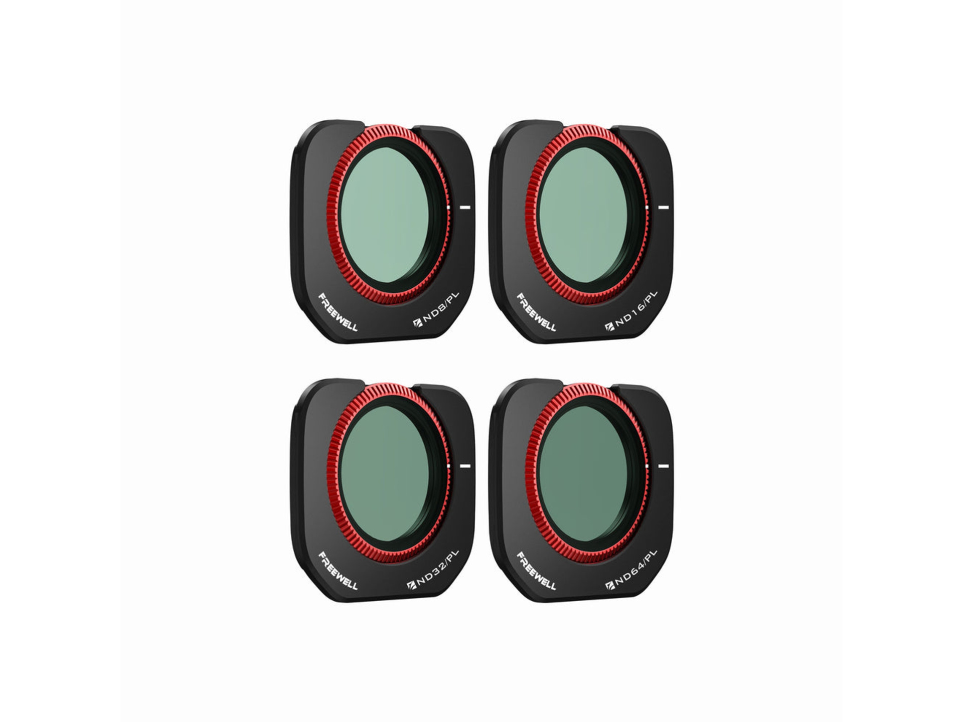 Freewell Bright Day ND/PL Filter Kit for Insta360 Luna Pro (4-Pack)