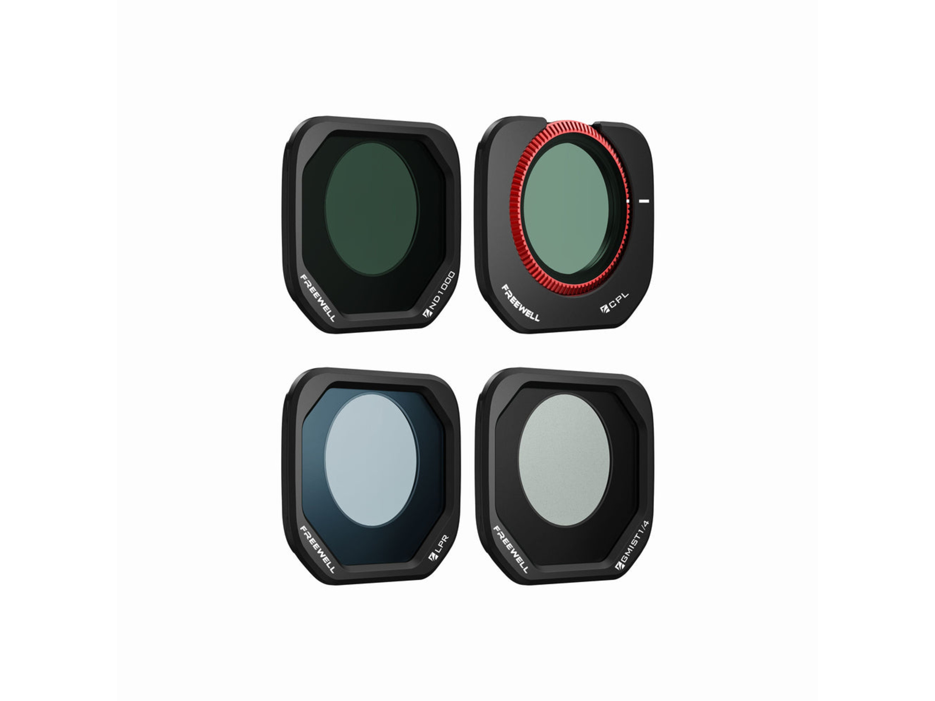 Freewell Everyday Filter Kit for Insta360 Luna Pro (4-Pack)