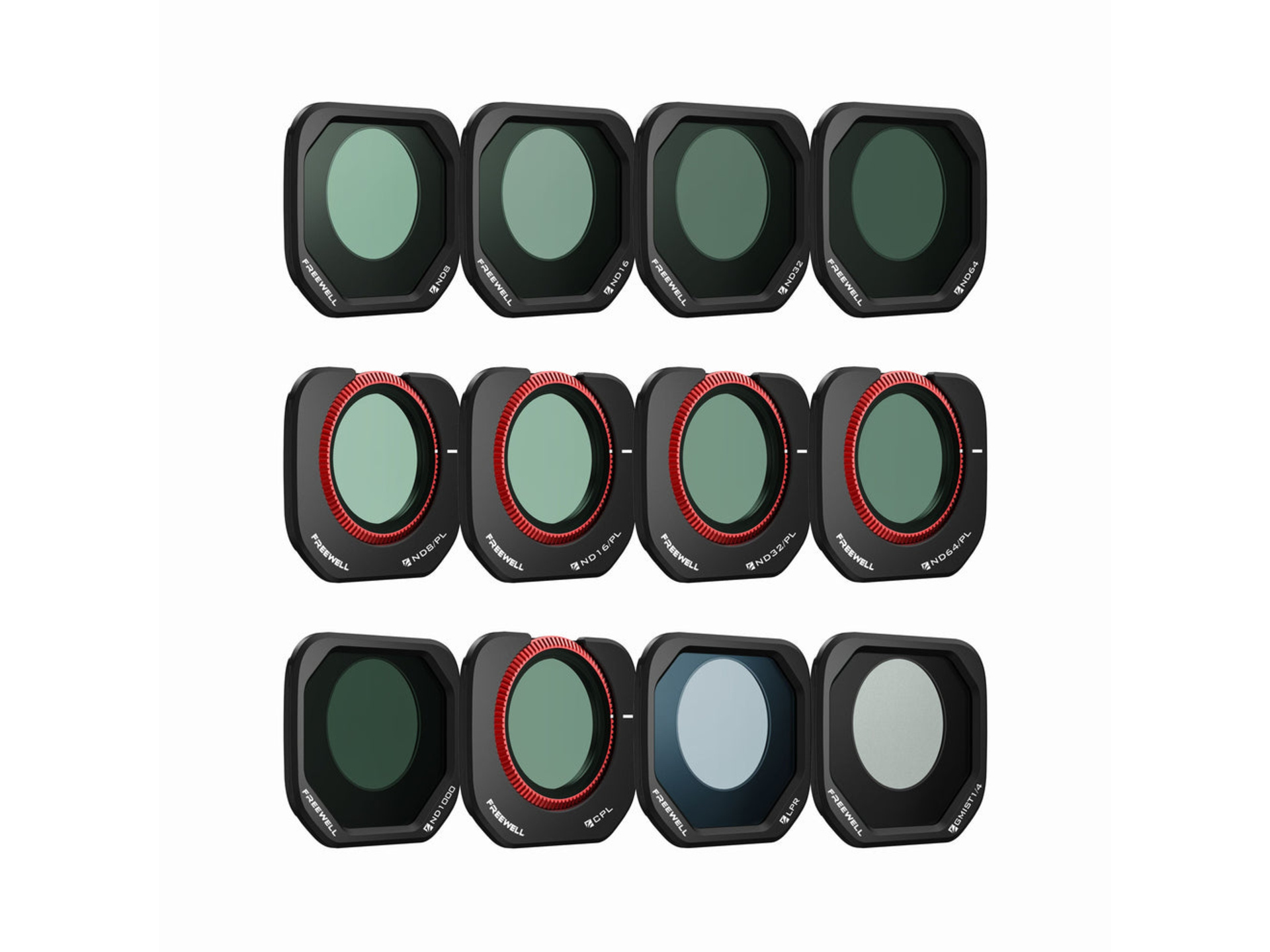 Freewell Mega Filter Kit for Insta360 Luna Pro (12-Pack)
