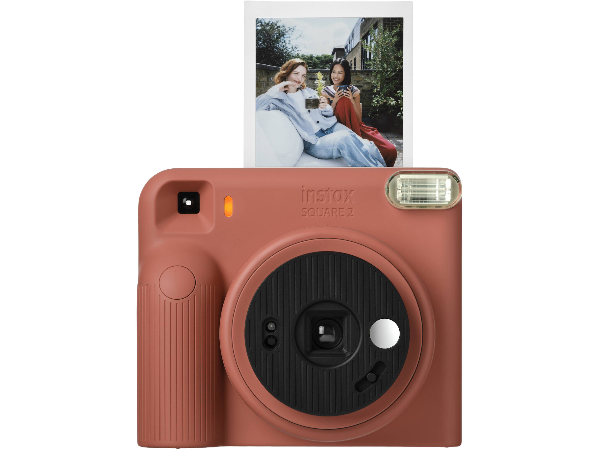 FUJIFILM instax SQUARE 2 Instant Film Camera (Brick Red)