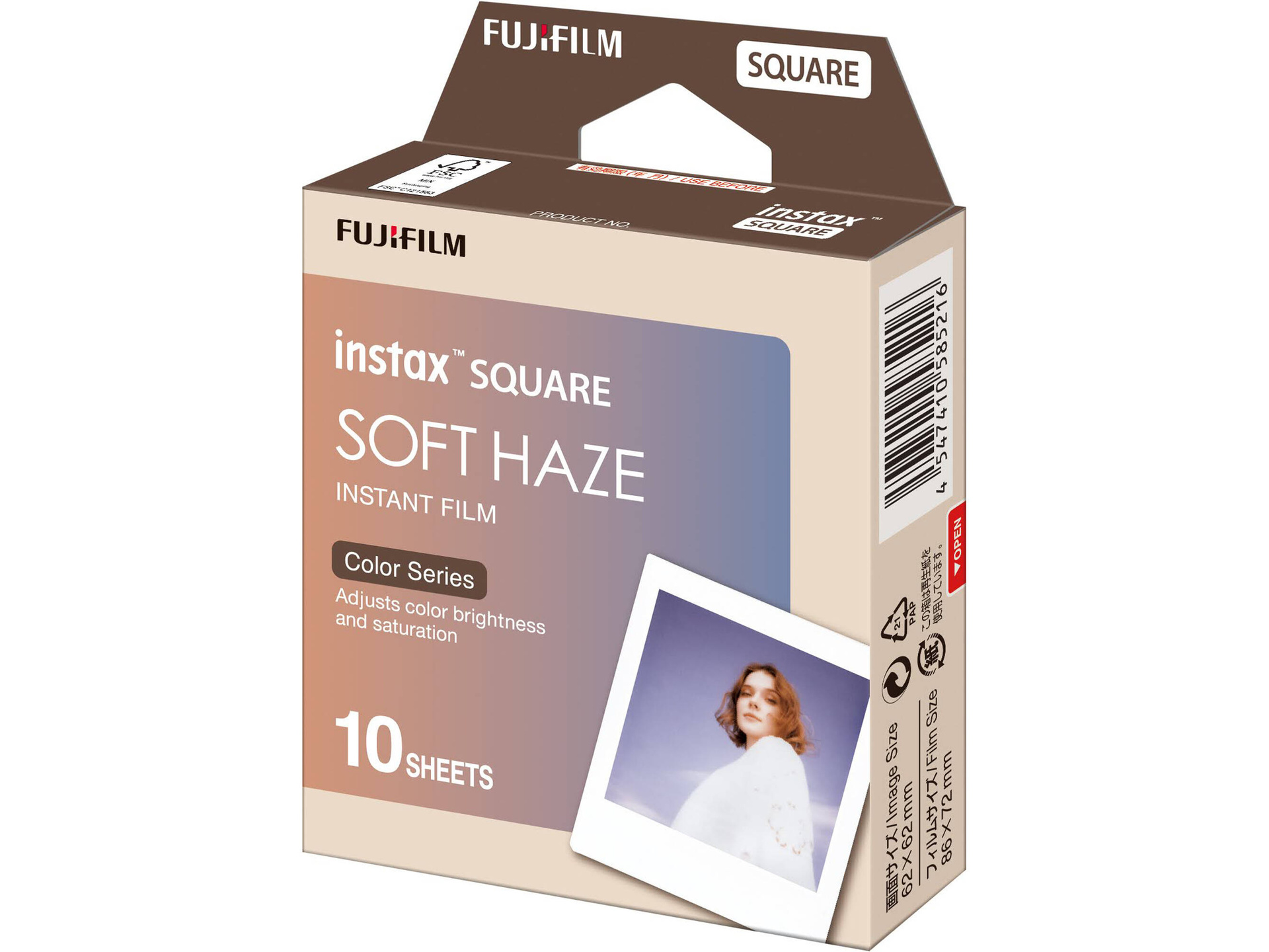 FUJIFILM instax SQUARE Soft Haze Instant Film (10 Exposures)