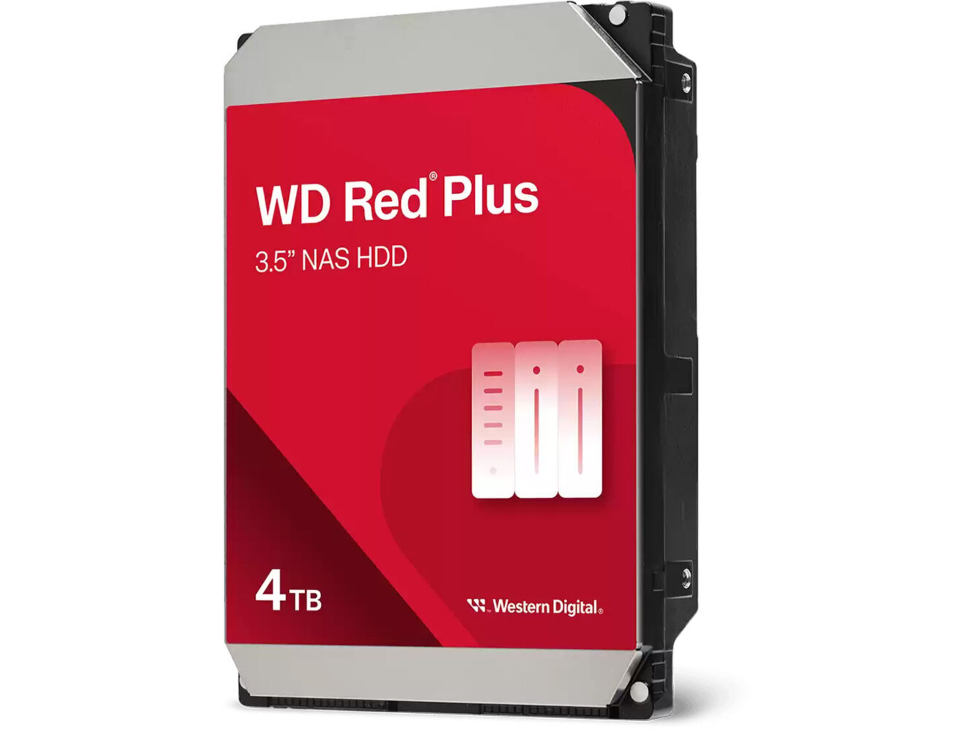 WD 4TB Red Plus 5400 rpm SATA III 3.5" Internal NAS HDD (OEM)