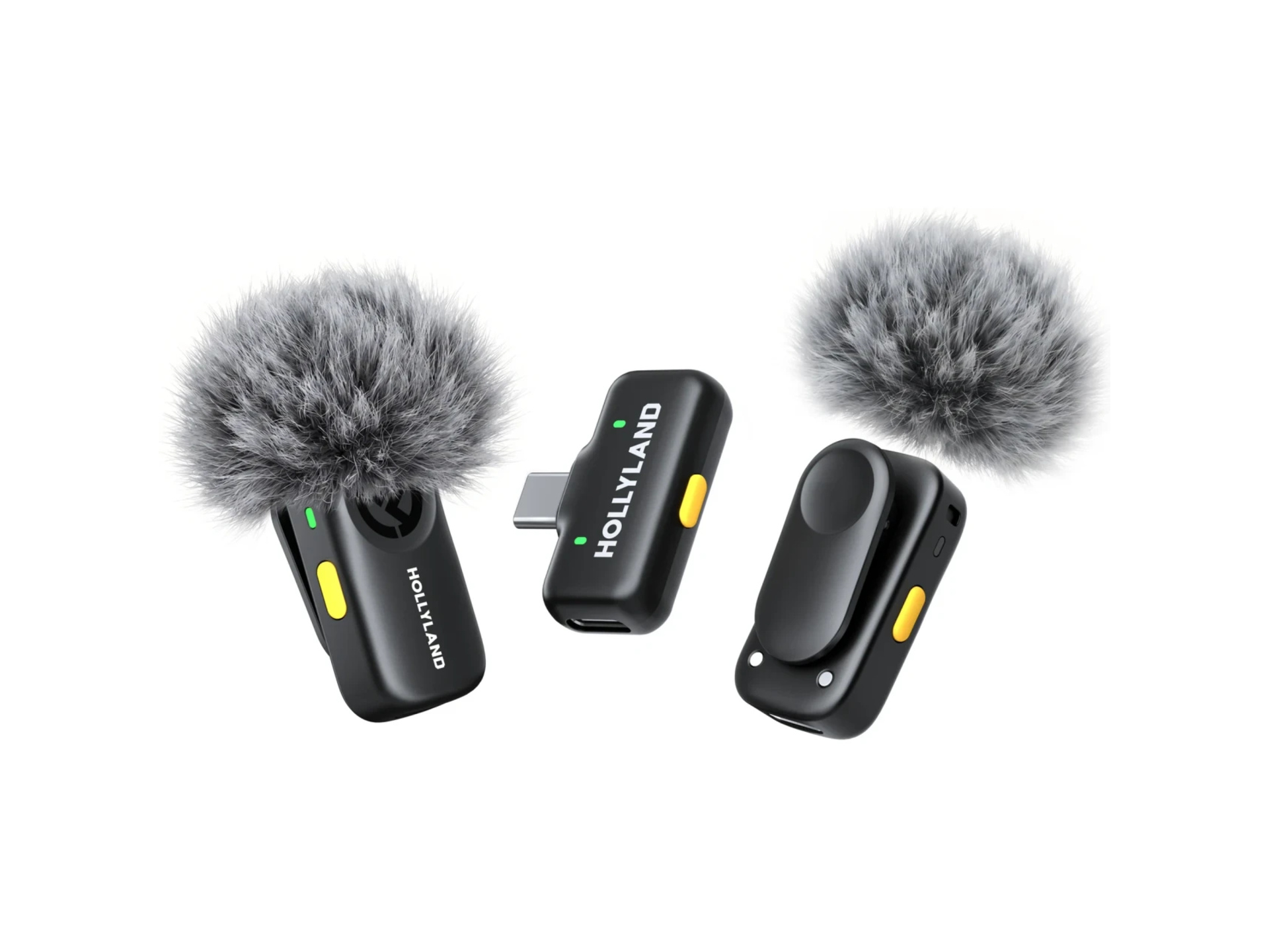 Hollyland LARK A2 Mini DUO 2-Person Wireless Microphone System (Space Gray)