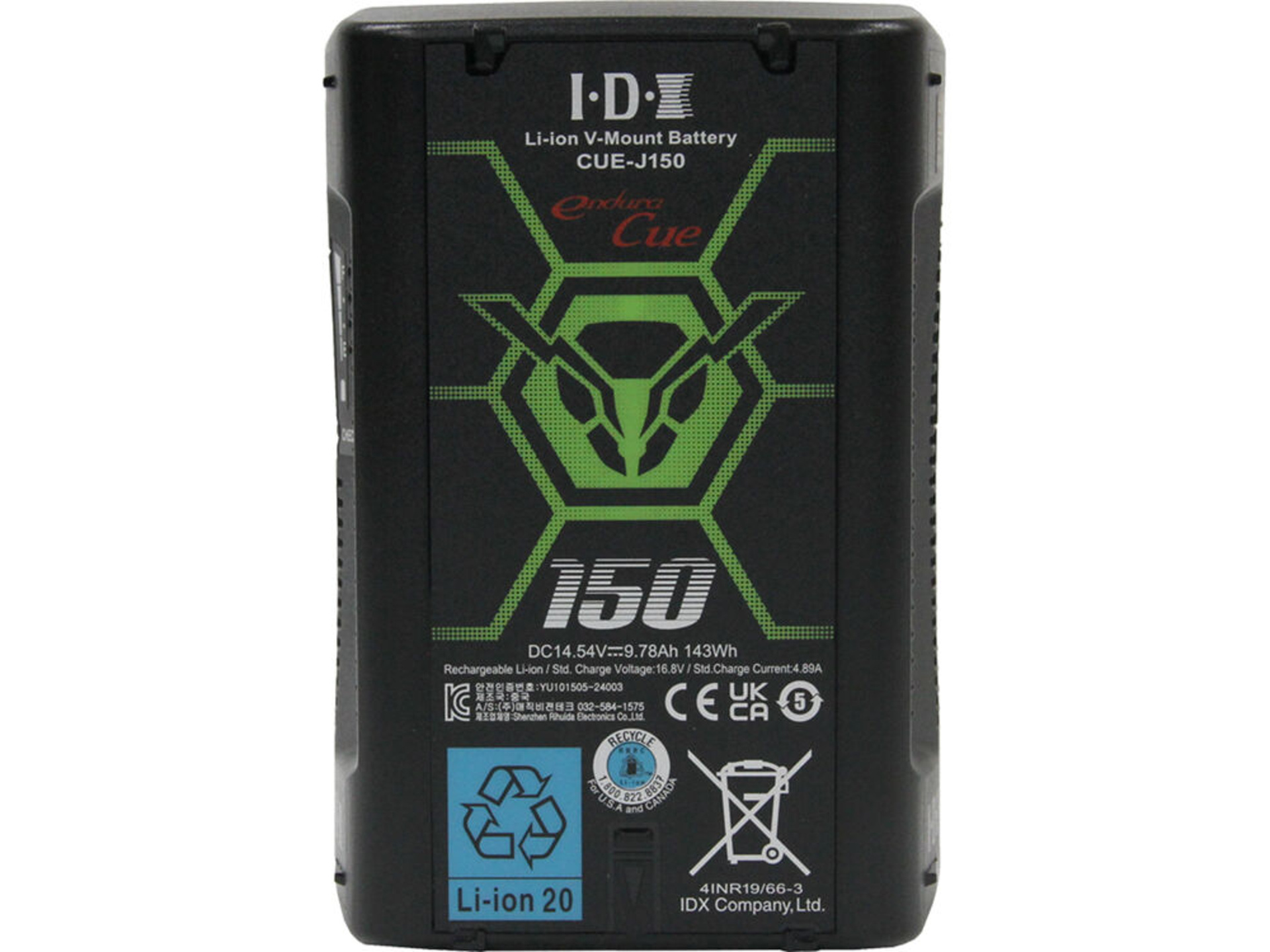 IDX System Technology CUE-J150 V-Mount Battery (143Wh)
