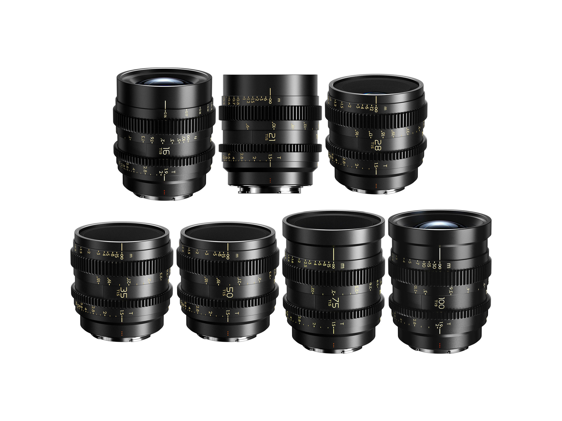 Thypoch Simera-C T1.5/T1.9 Cine 7-Lens Kit (Sony E)