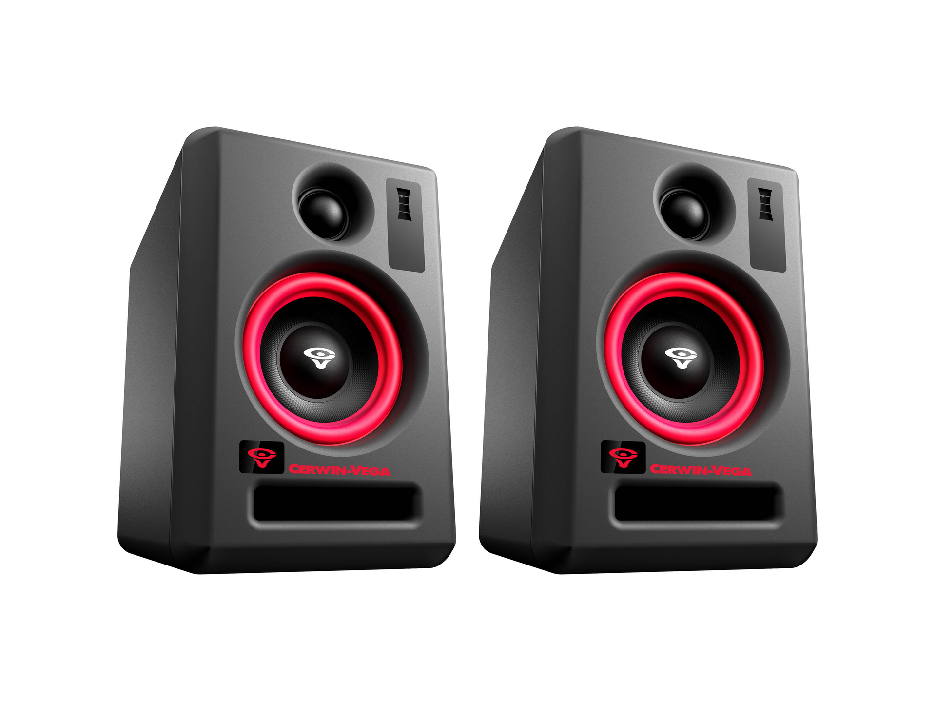 Cerwin-Vega HUB and SAT 4" Studio Monitors (Black)