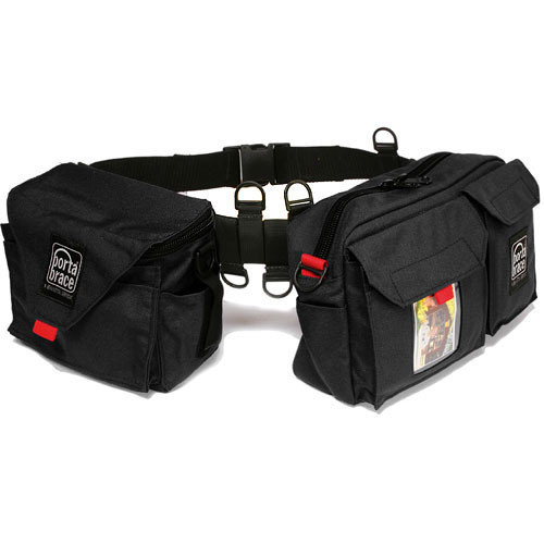 Porta Brace BP-3 Waist Belt Production Pack - for Camcorder Batteries, Tapes and Accessories (Black)
