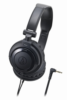 Audio Technica ATH-SJ33 Dynamic Headphones - Black