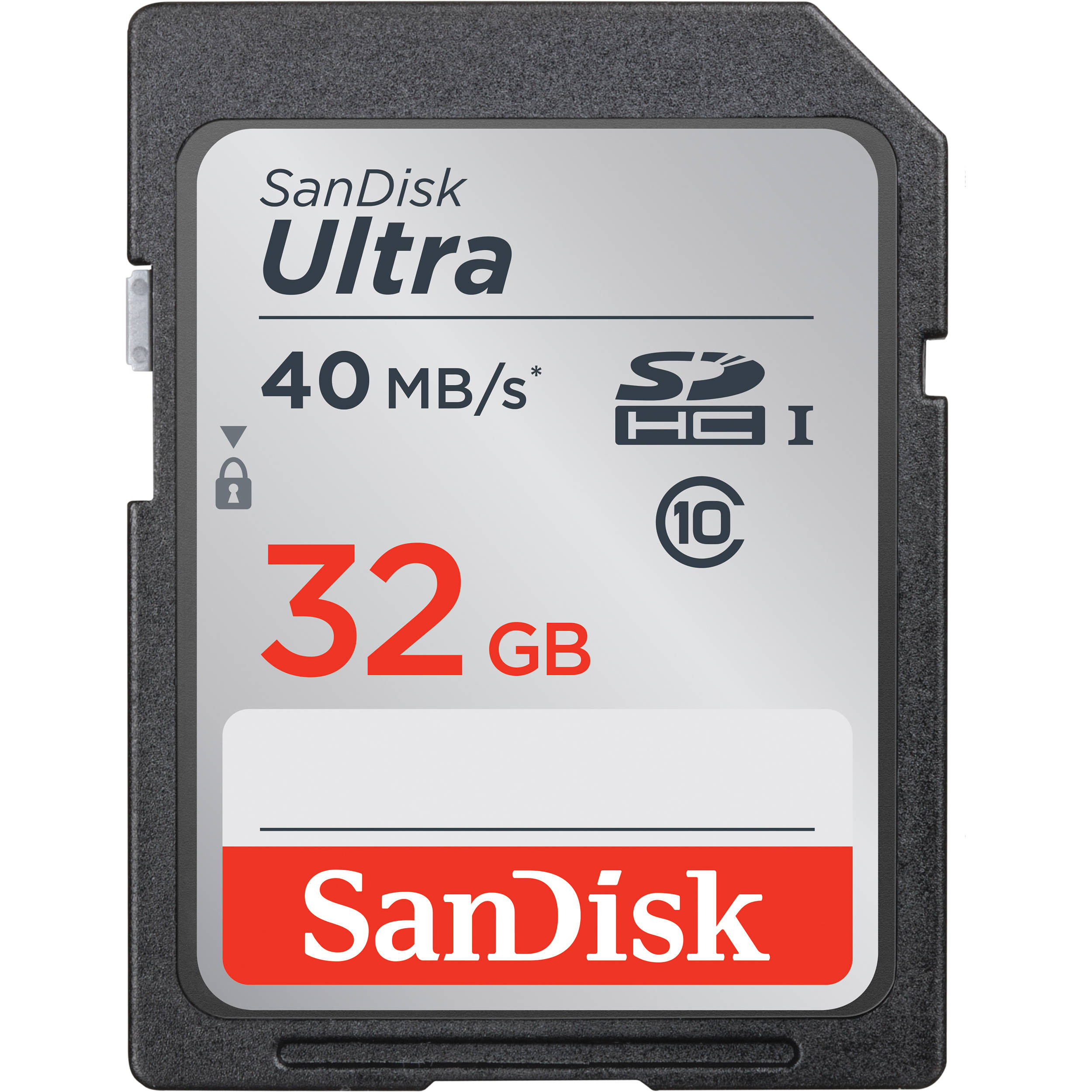 SanDisk 32GB Ultra SDHC Memory Card (40 MB/s)