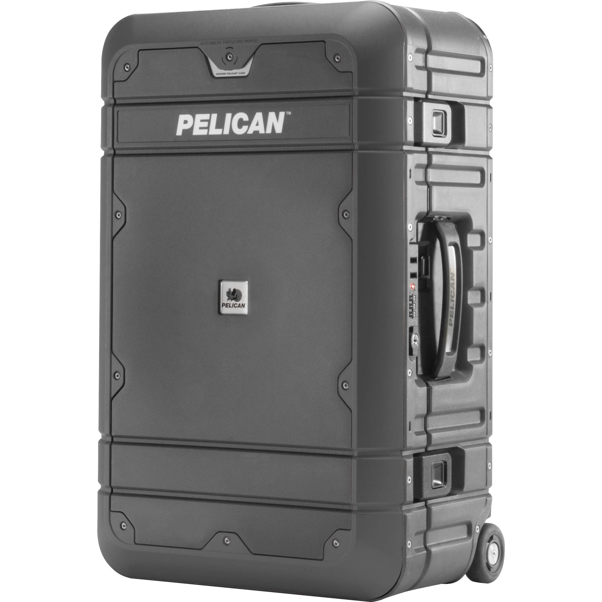 Pelican EL22 Elite Carry-On Luggage with Enhanced Travel System (Grey and Black)