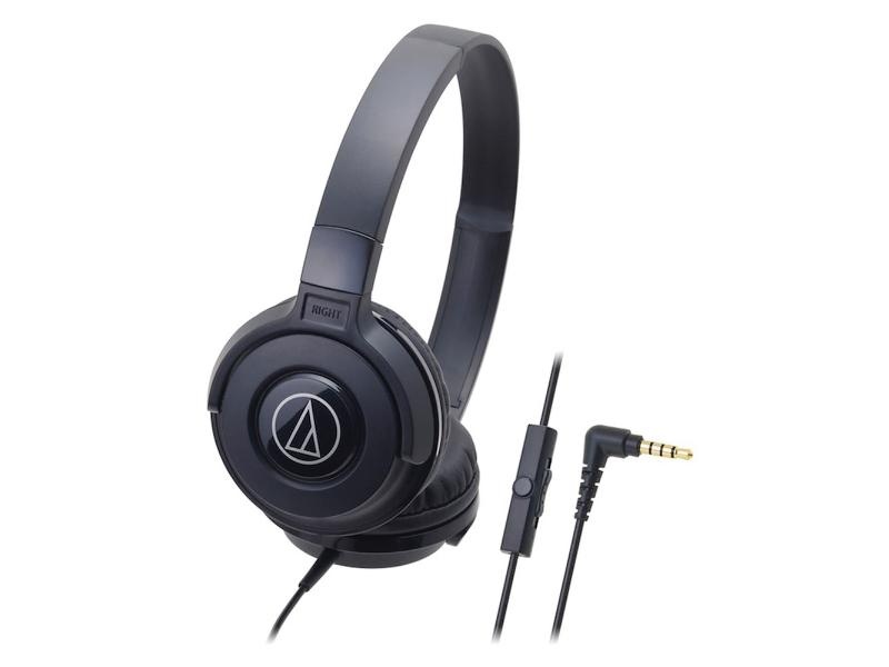 Audio Technica ATH-S100iS Headphones (Black)